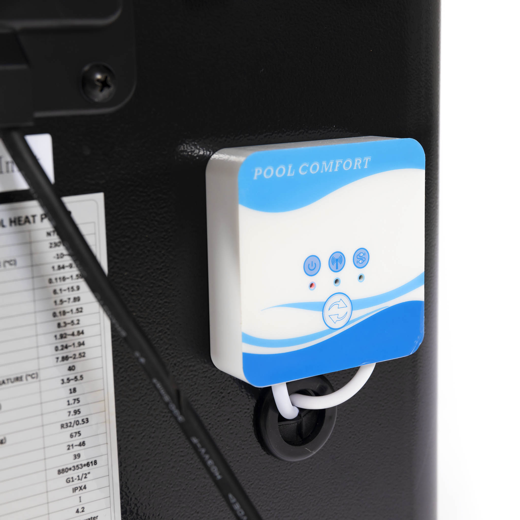 Poolvärmepump 9,7kW Pro Inverter | WiFi Poolvärmepump 9,7kW Pro Inverter | WiFi