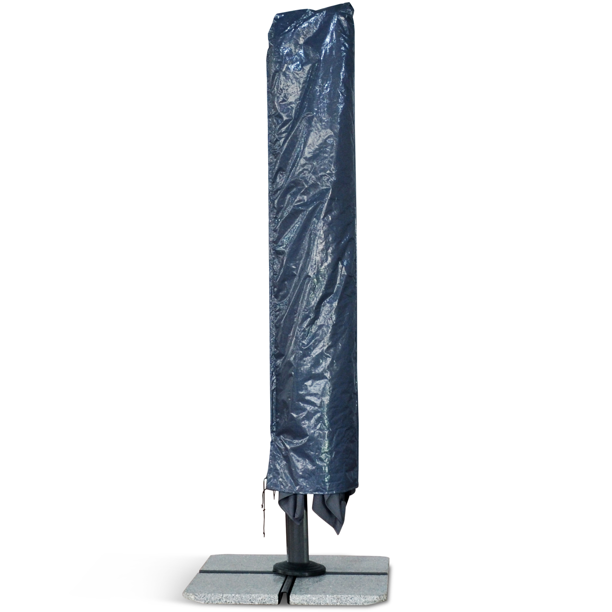 Rektangulärt premiumparasoll 3x4m - Grå Rektangulärt premiumparasoll 3x4m - Grå