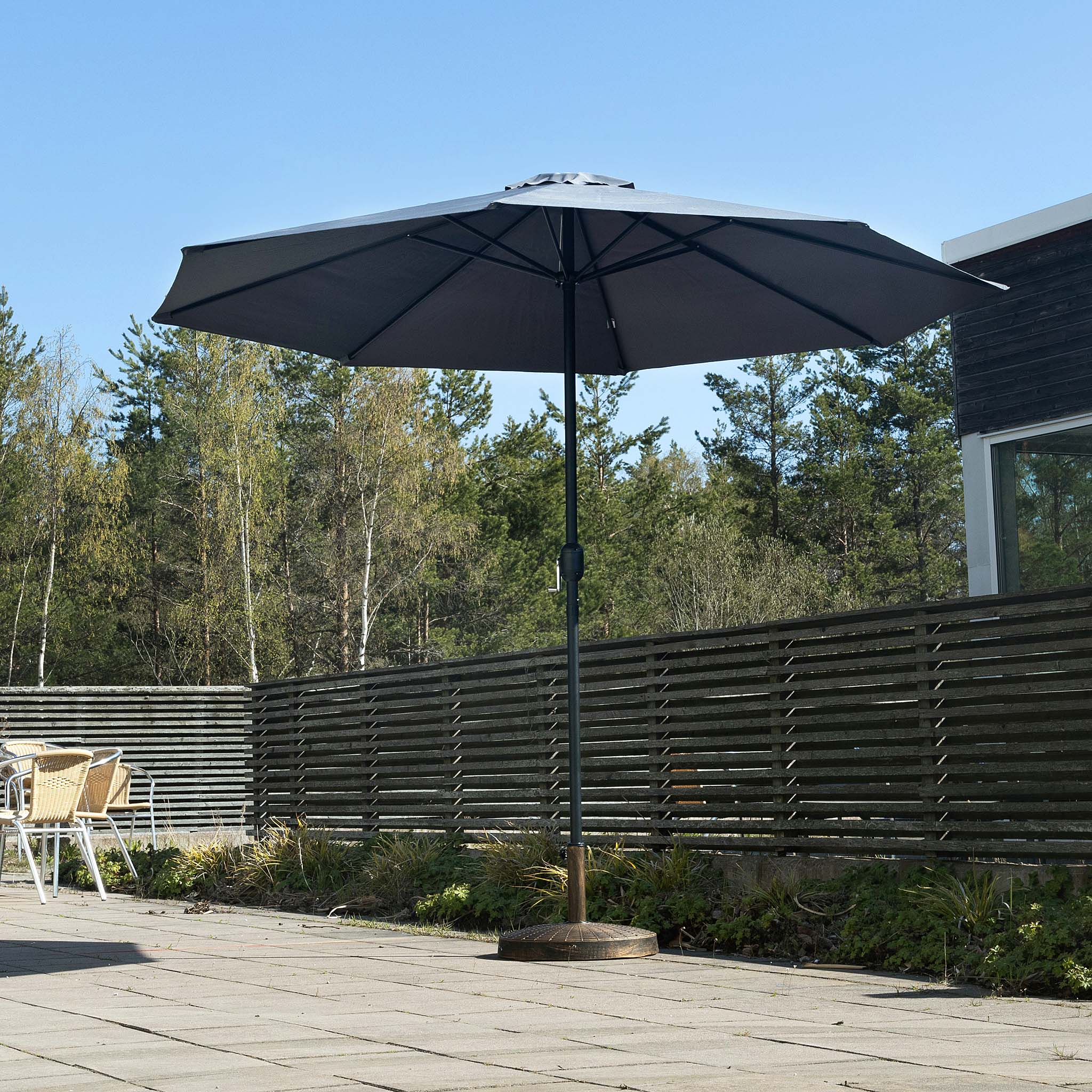 parasoll 3m - inklusive parasollfot