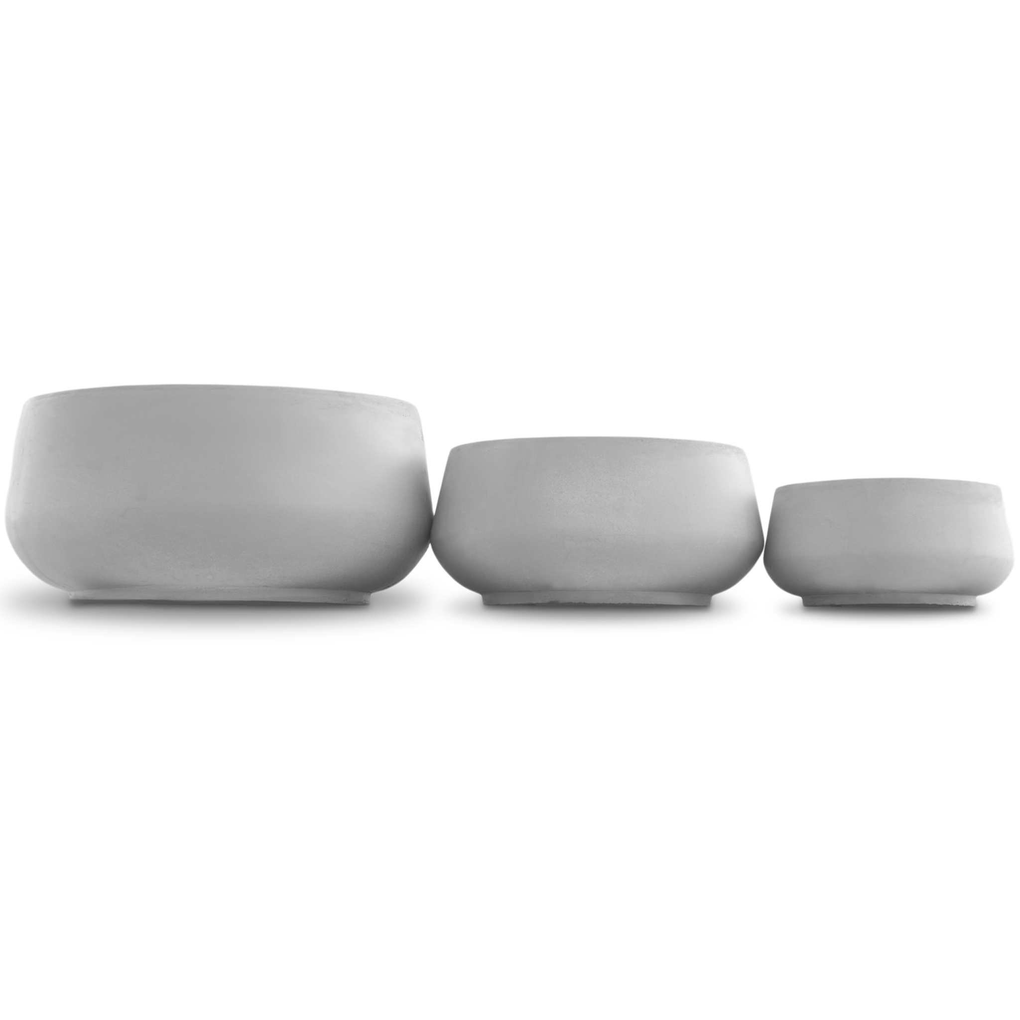 Fiberarmerade utekrukor | 3-pack | Ljusgrå Fiberarmerade utekrukor | 3-pack | Ljusgrå