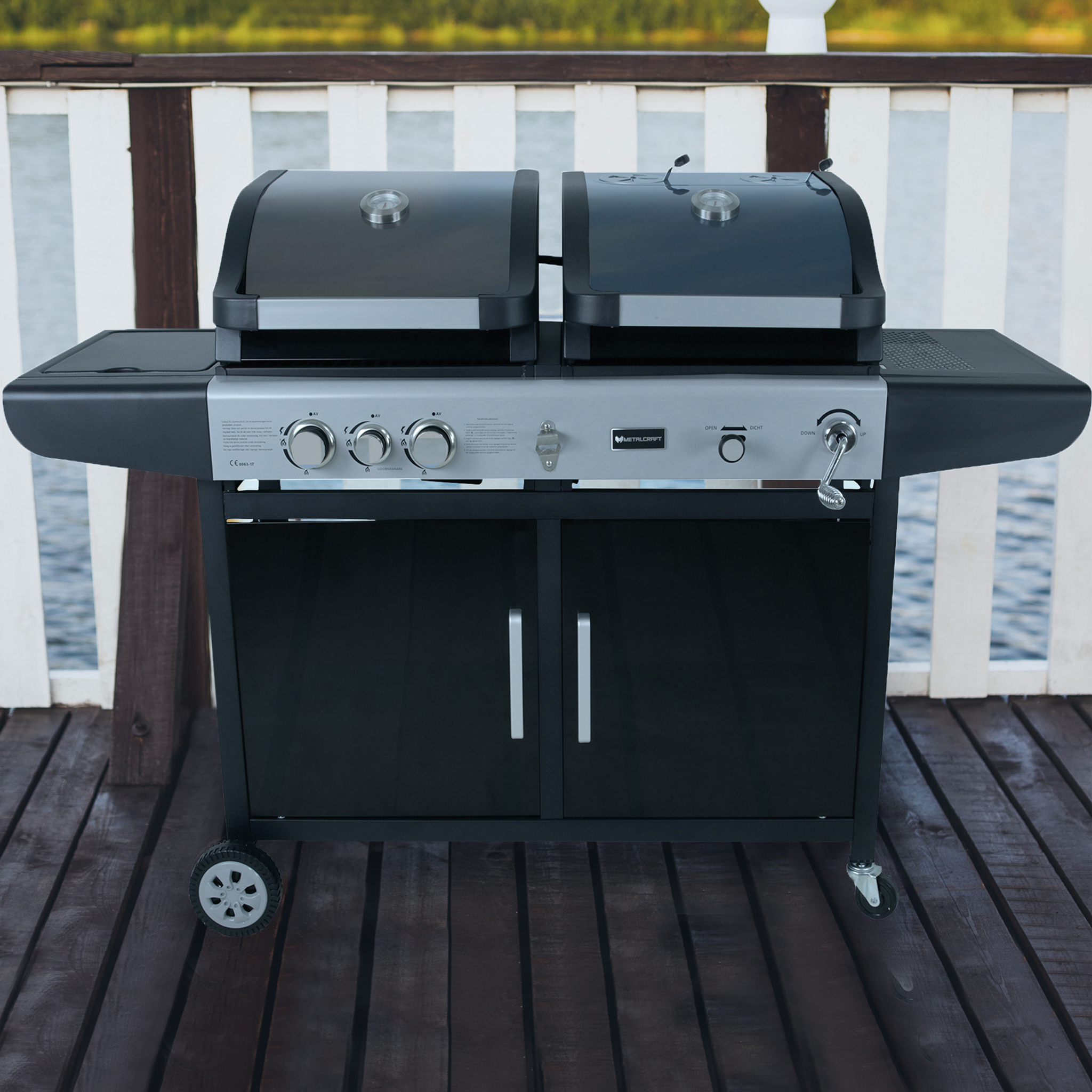 Kombinerad gasol- och kolgrill | Savannah Kombinerad gasol- och kolgrill | Savannah