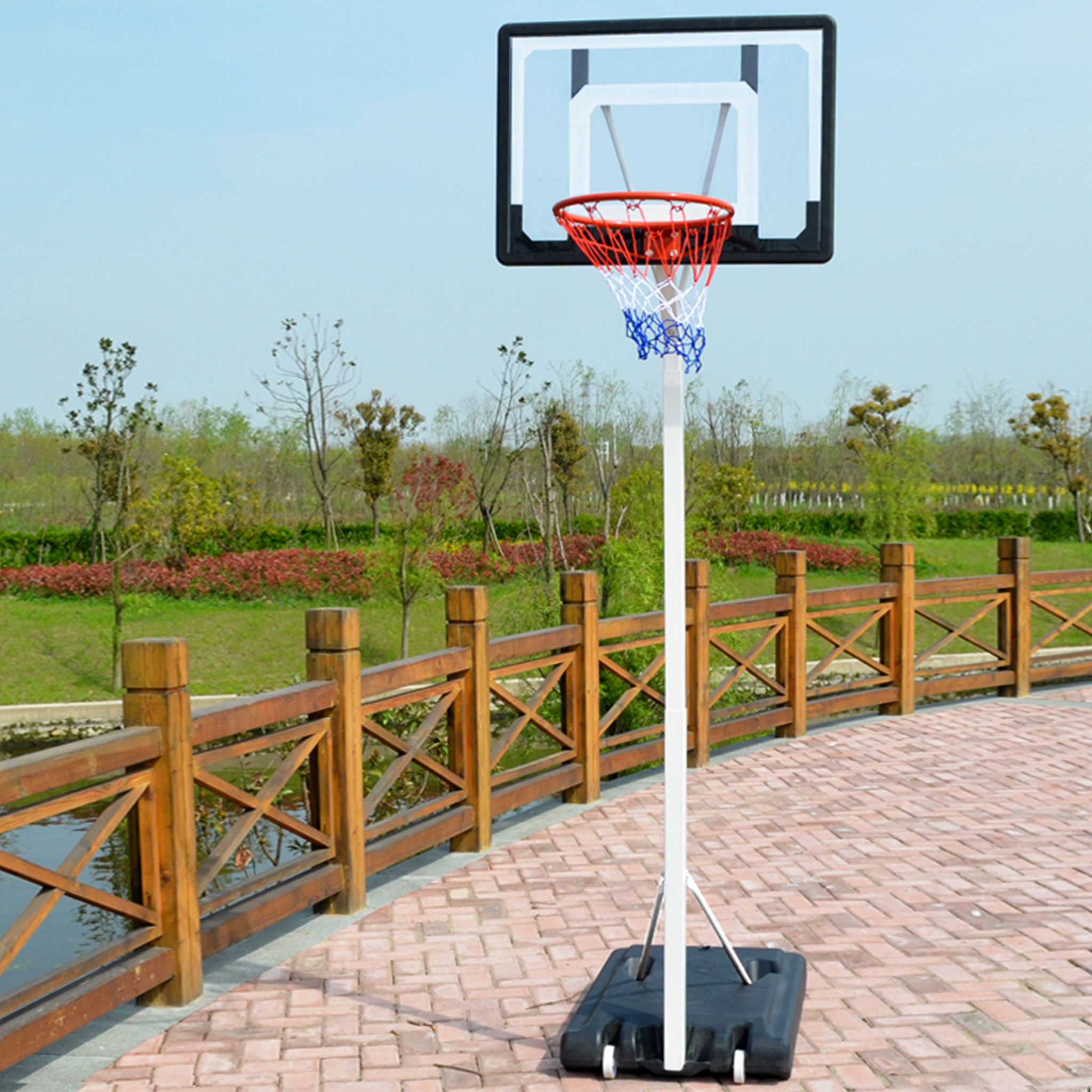 Basketkorg med st�llning | Hook Shot