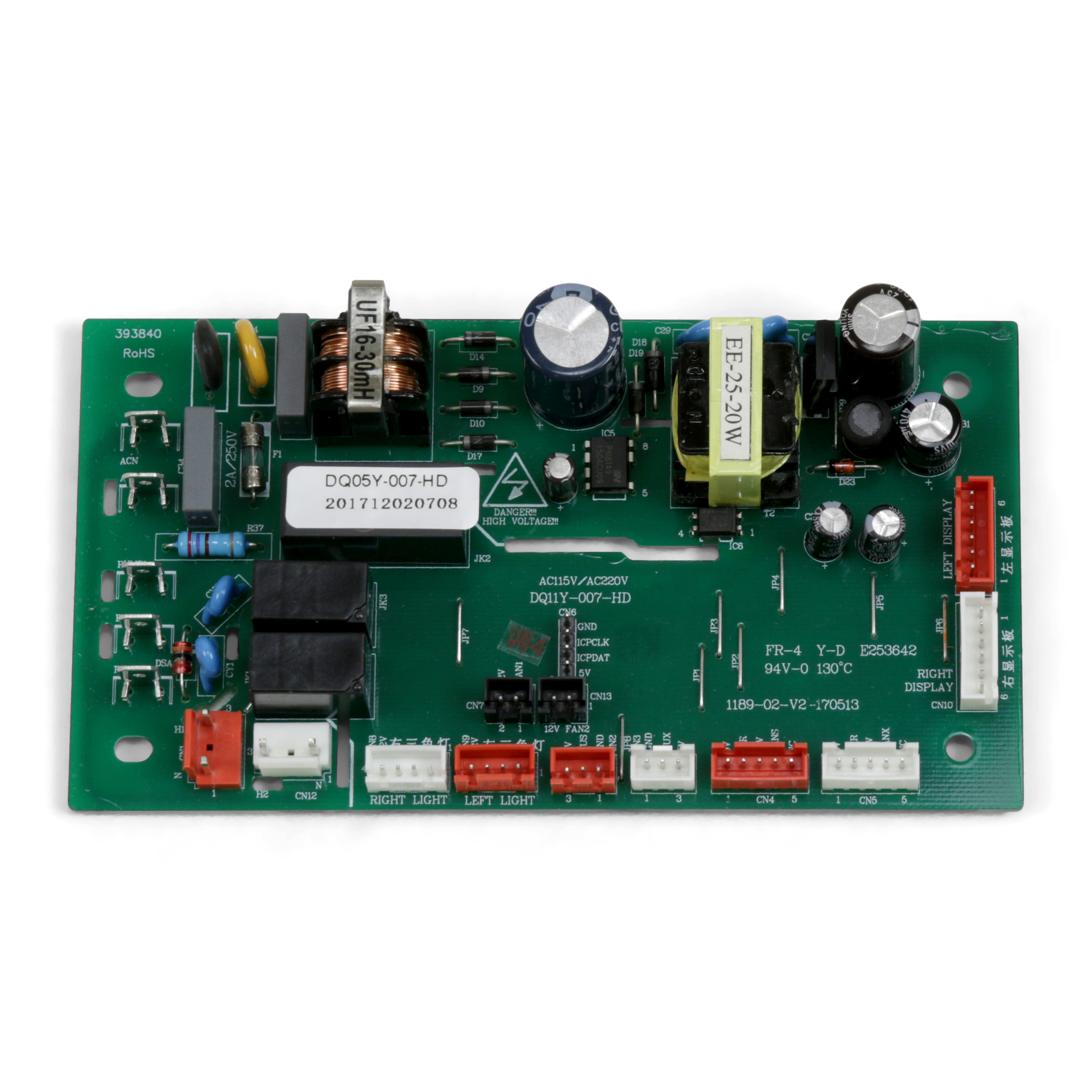 Power PCB till vinkyl