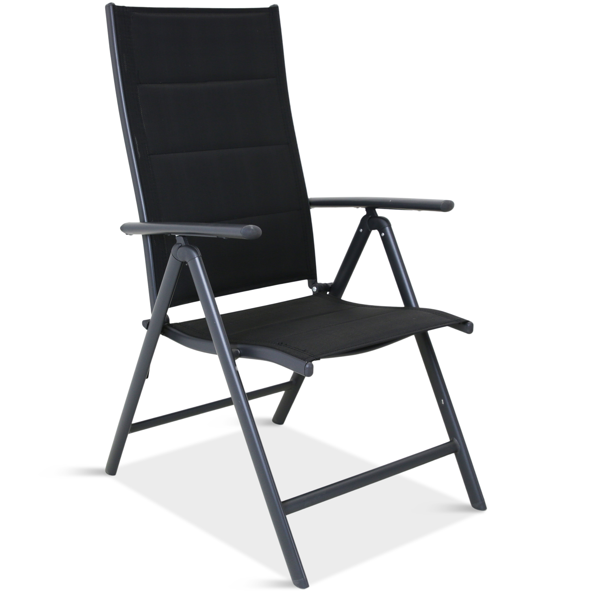 Förlängningsbart bord i aluminium 180-240cm | 8 positionsstolar Förlängningsbart bord i aluminium 180-240cm | 8 positionsstolar