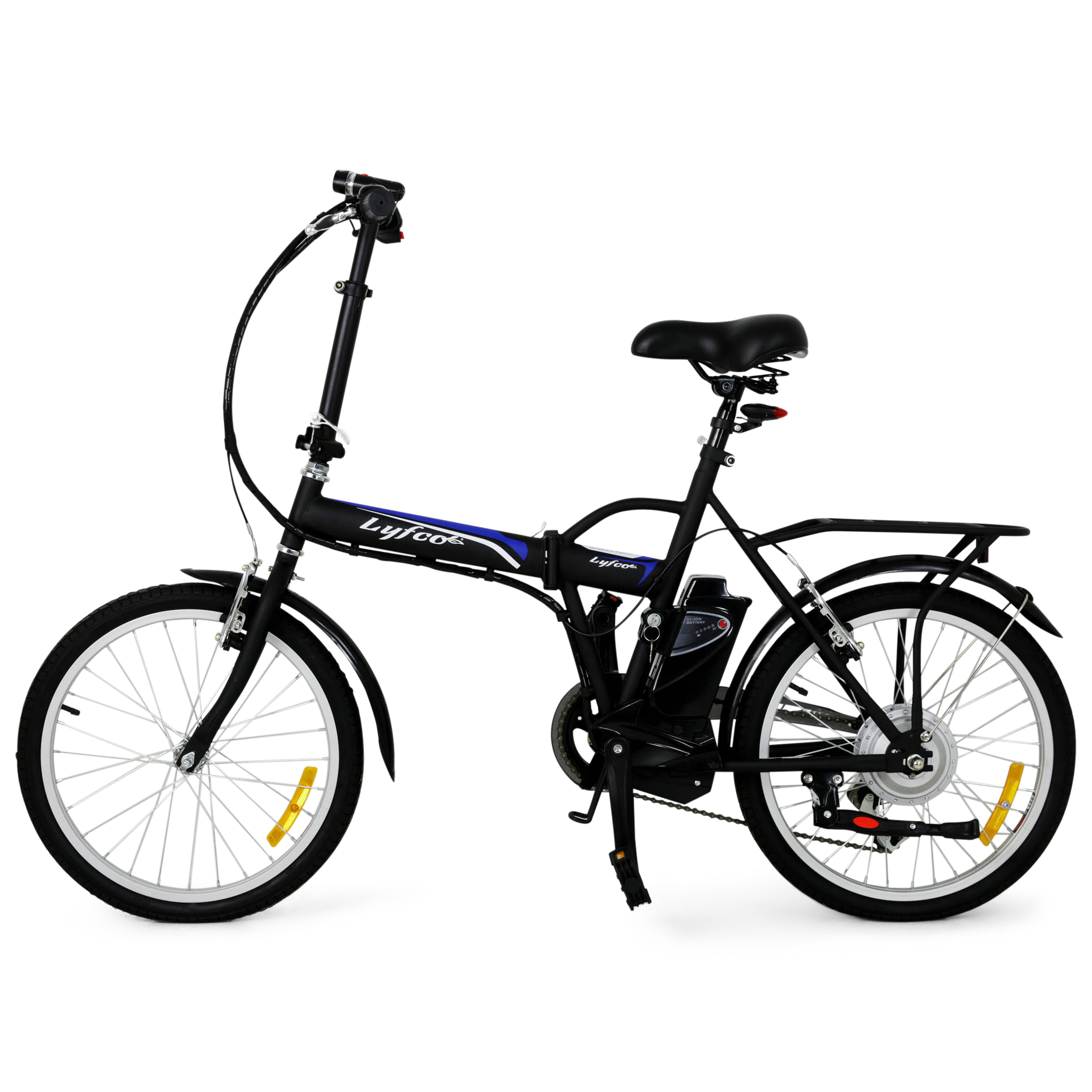 Hopfällbar elcykel | 250W - 10,4Ah | 6 växlar | Lyfco Hopfällbar elcykel | 250W - 10,4Ah | 6 växlar | Lyfco