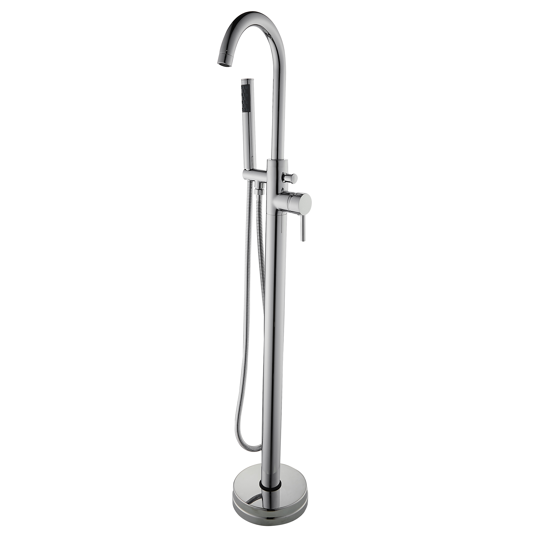 Golvblandare badkar | Engreppsblandare | Krom | FD-2207 Golvblandare badkar | Engreppsblandare | Krom | FD-2207