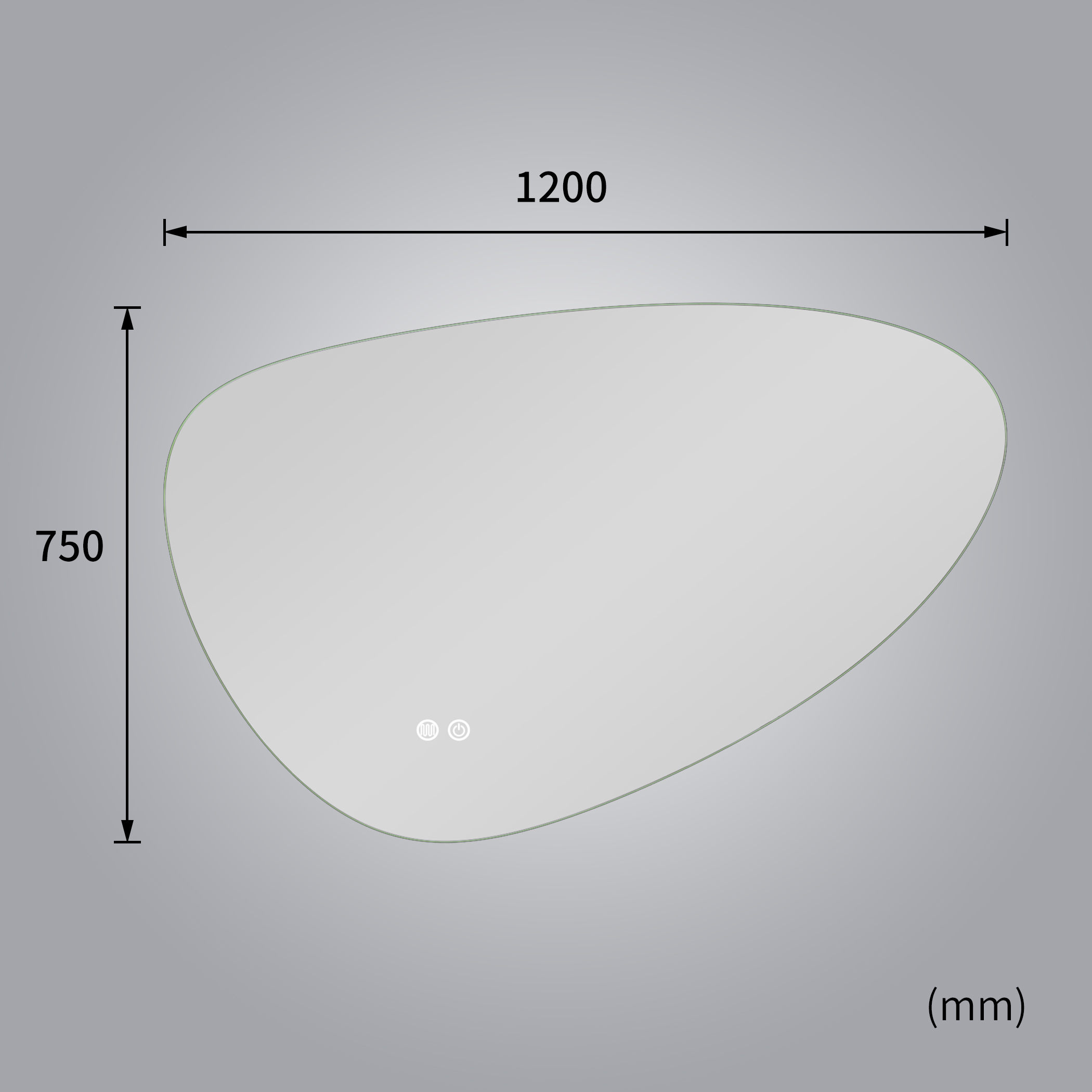 LED-spegel med Anti-fog funktion | dimbart ljus | 120x75 cm | Lyfco LED-spegel med Anti-fog funktion | dimbart ljus | 120x75 cm | Lyfco