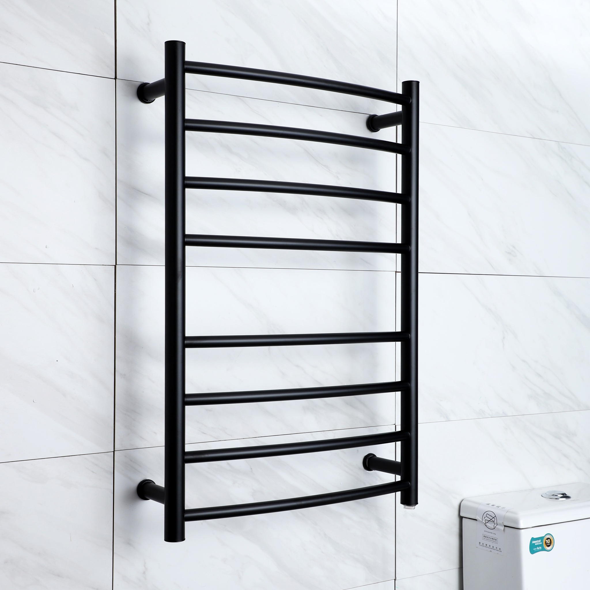 Elektrisk handdukstork 52x78x12,5cm | Svart Elektrisk handdukstork 52x78x12,5cm | Svart