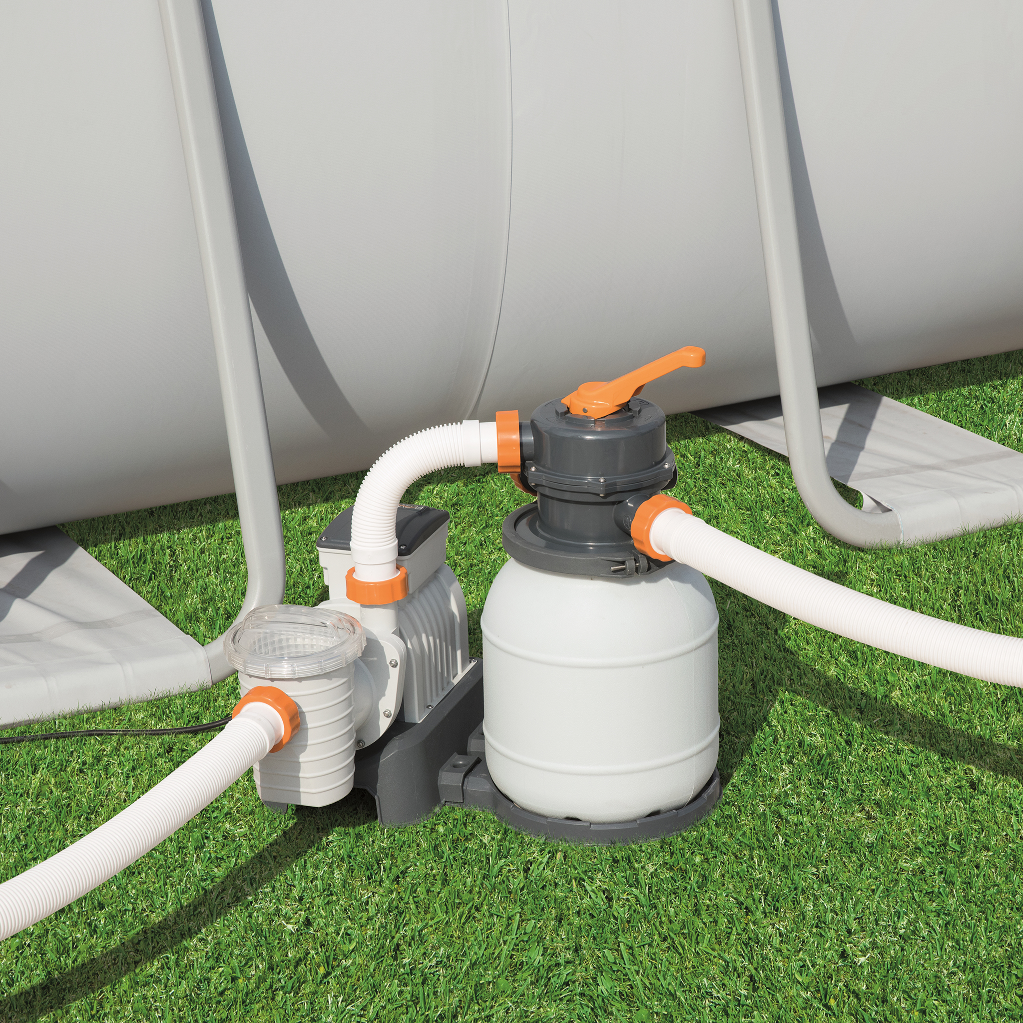 Bestway Flowclear sandfilterpump till ovanmarkpool | 1100-42300 liter Bestway Flowclear sandfilterpump till ovanmarkpool | 1100-42300 liter