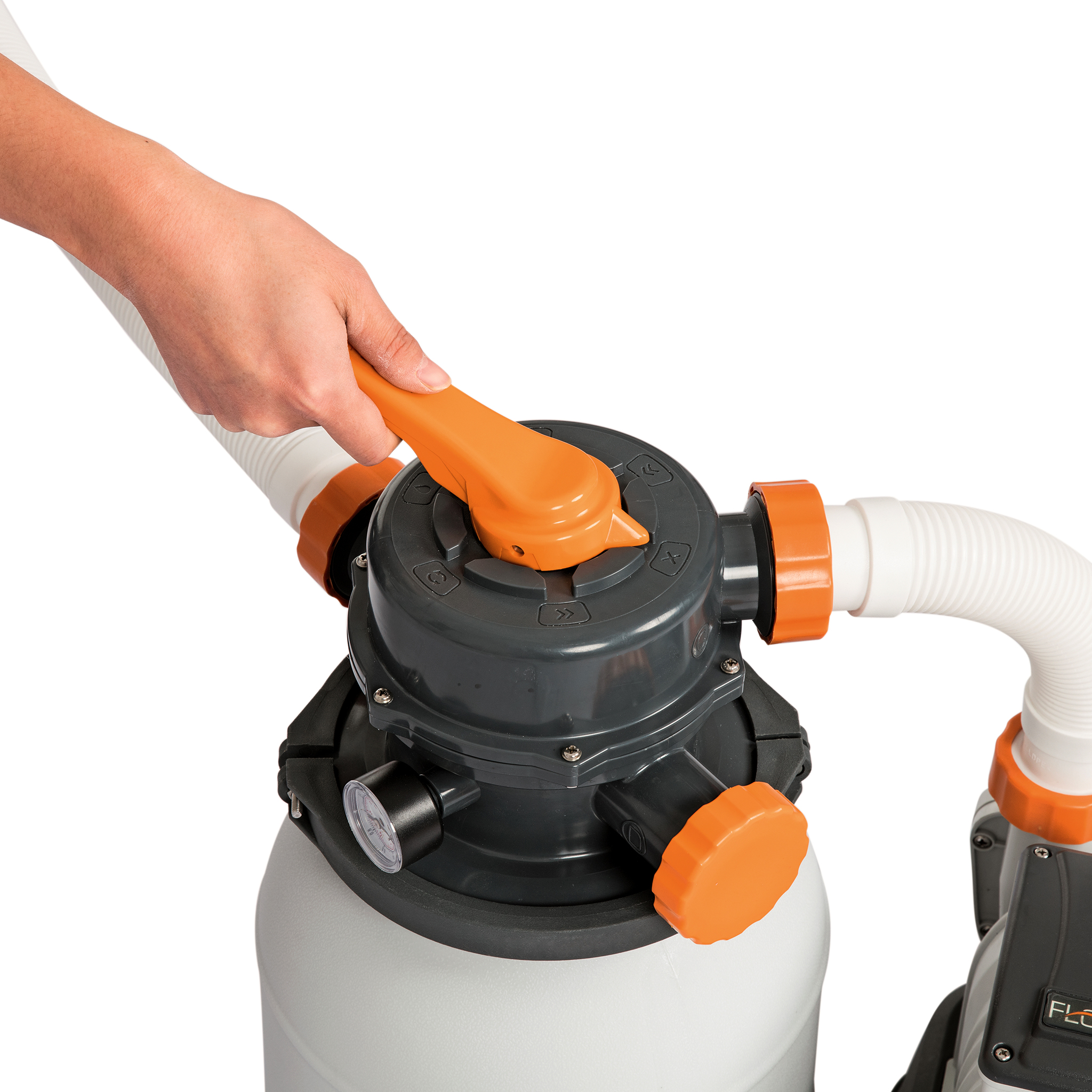 Bestway Flowclear sandfilterpump till ovanmarkpool | 1100-42300 liter Bestway Flowclear sandfilterpump till ovanmarkpool | 1100-42300 liter