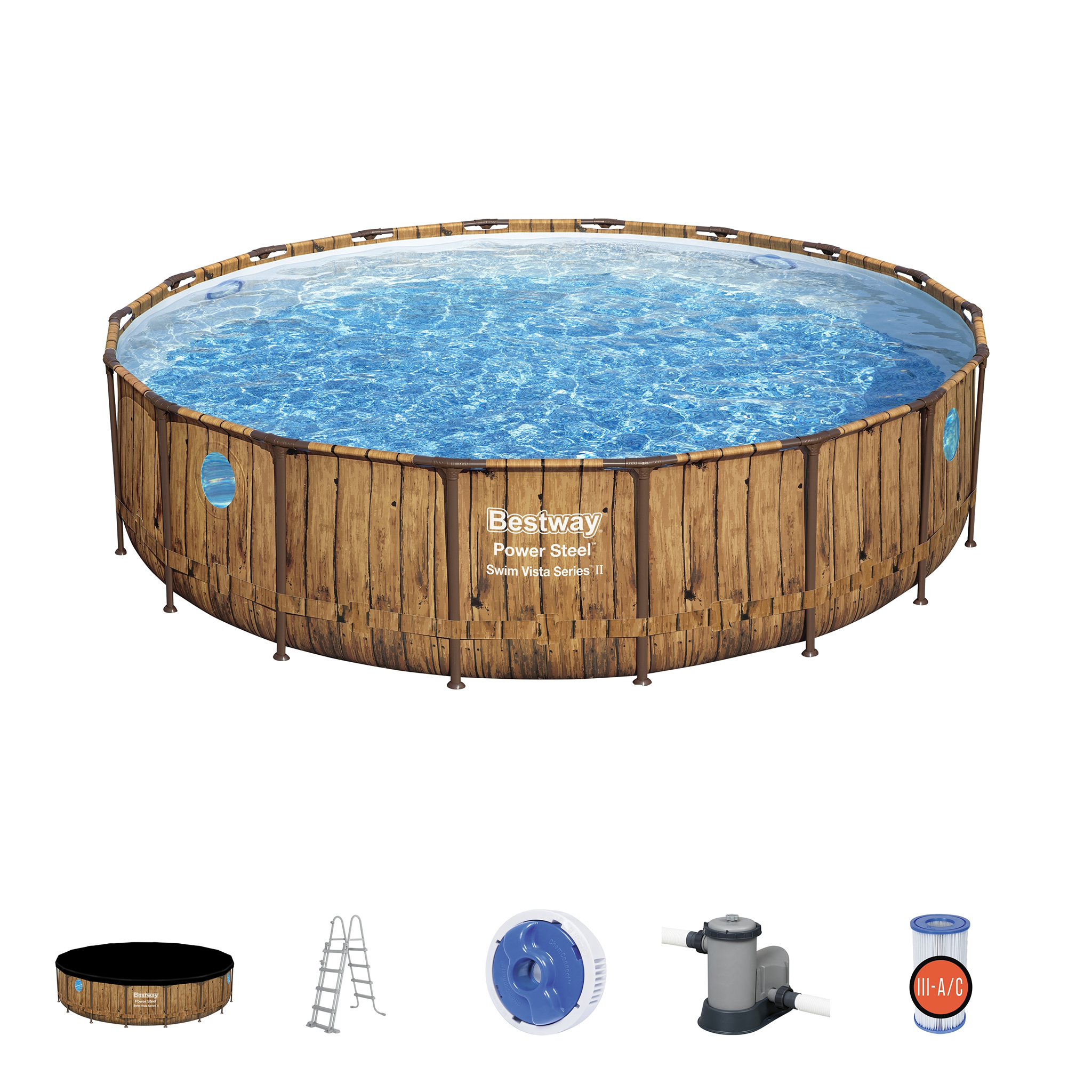 Bestway pool ovan mark Ø5,49m | Power Steel Swim Vista II (56977) Bestway pool ovan mark Ø5,49m | Power Steel Swim Vista II (56977)