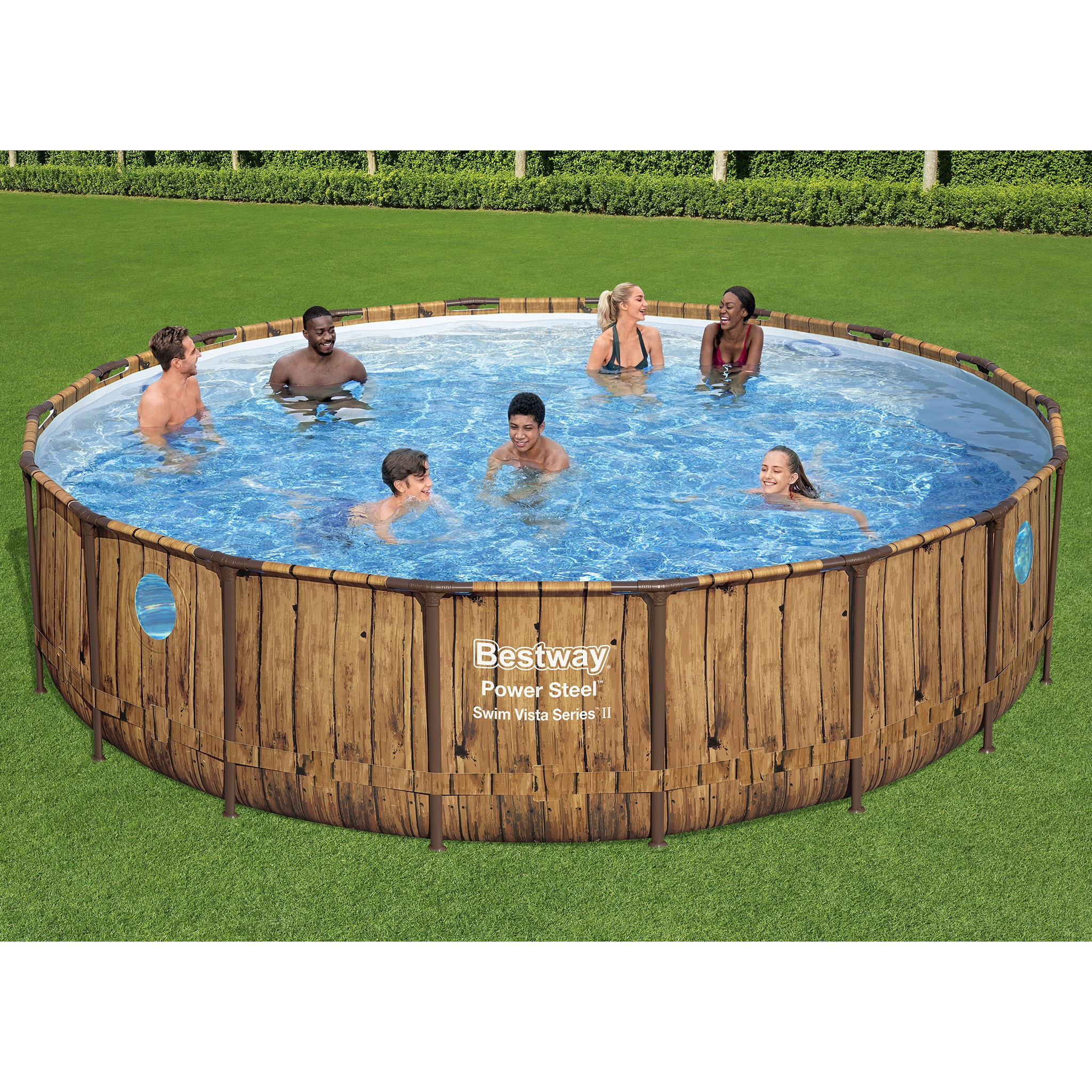 Bestway pool ovan mark Ø5,49m | Power Steel Swim Vista II (56977) Bestway pool ovan mark Ø5,49m | Power Steel Swim Vista II (56977)