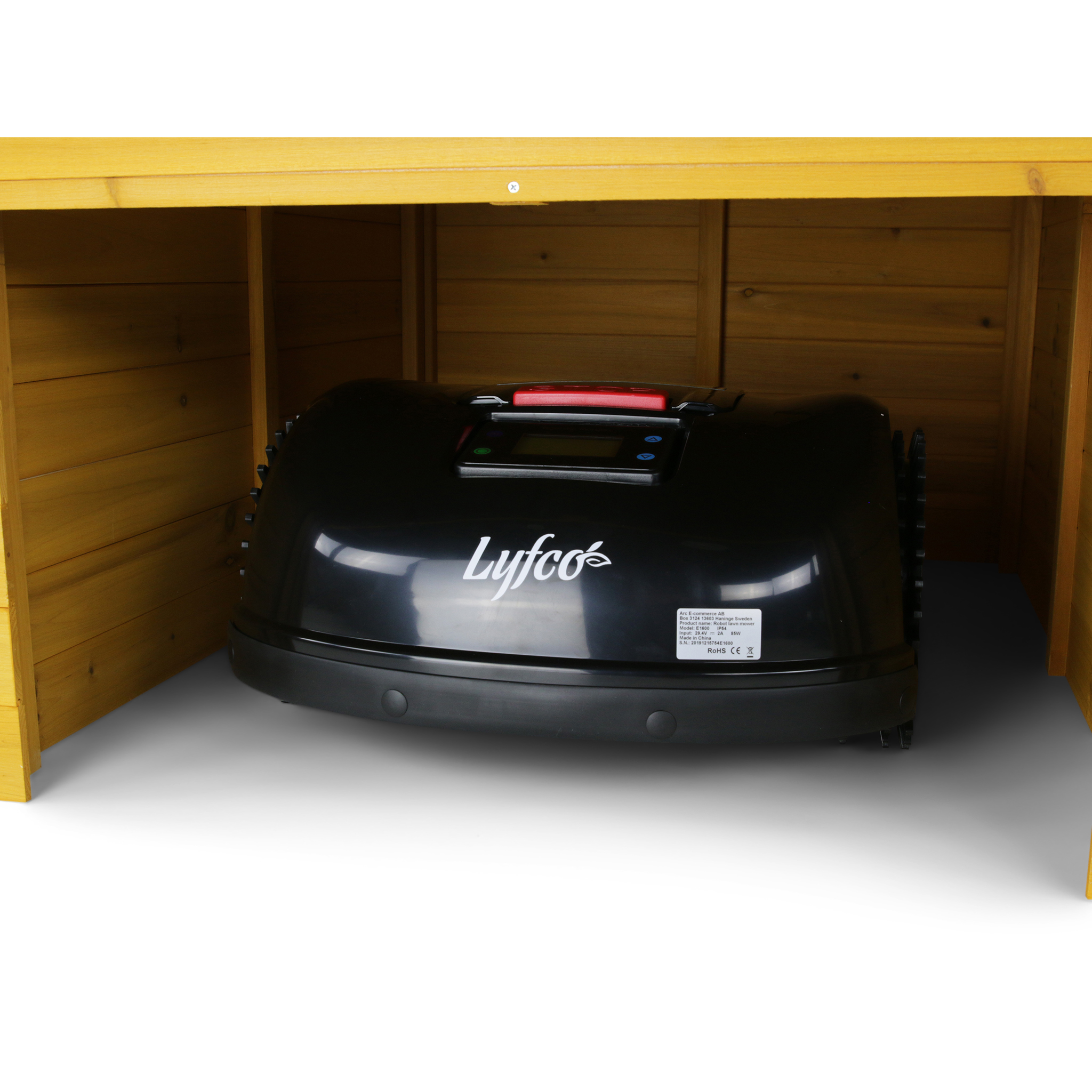 Hus/garage till robotgr�sklippare - 104x86cm