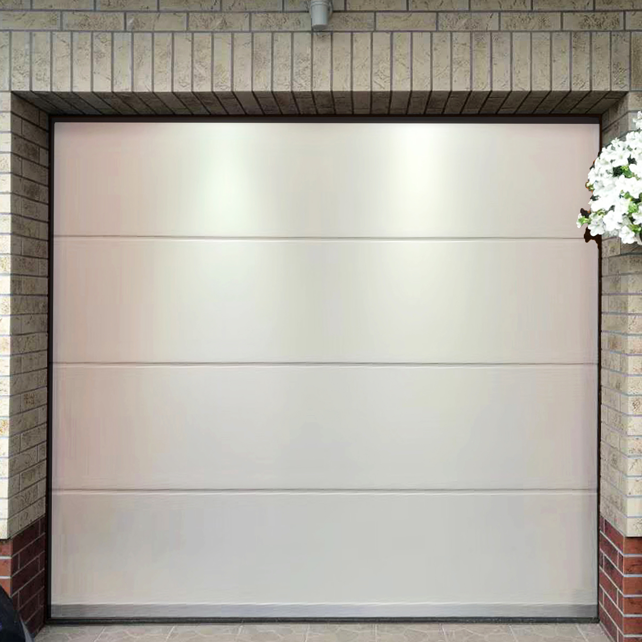 Garageport Takskjutport med fjärrstyrning | 2,5m bred Garageport Takskjutport med fjärrstyrning | 2,5m bred