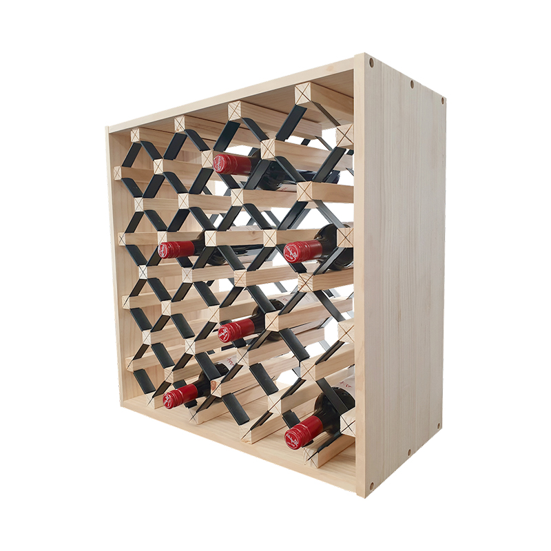 Vinhylla i trä för 25 flaskor | 60x30cm | Arvino Vinhylla i trä för 25 flaskor | 60x30cm | Arvino