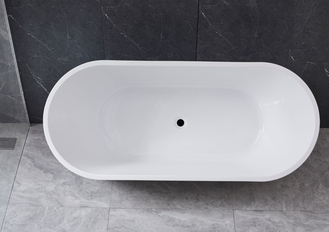 Badkar | 170x75 cm | Svarta fötter | Modern design Badkar | 170x75 cm | Svarta fötter | Modern design