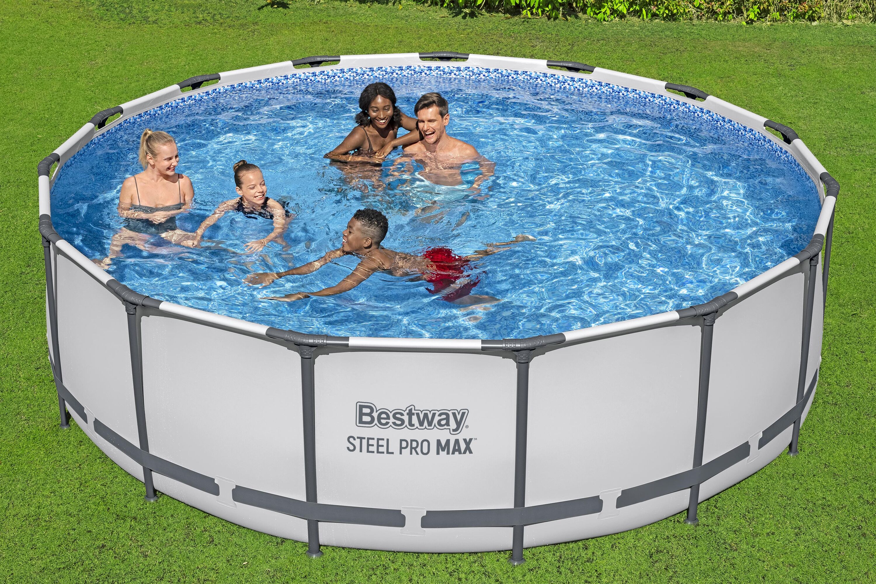 Bestway pool ovan mark Ø4,6m - 122cm djup | Steel Pro MAX (56438) Bestway pool ovan mark Ø4,6m - 122cm djup | Steel Pro MAX (56438)