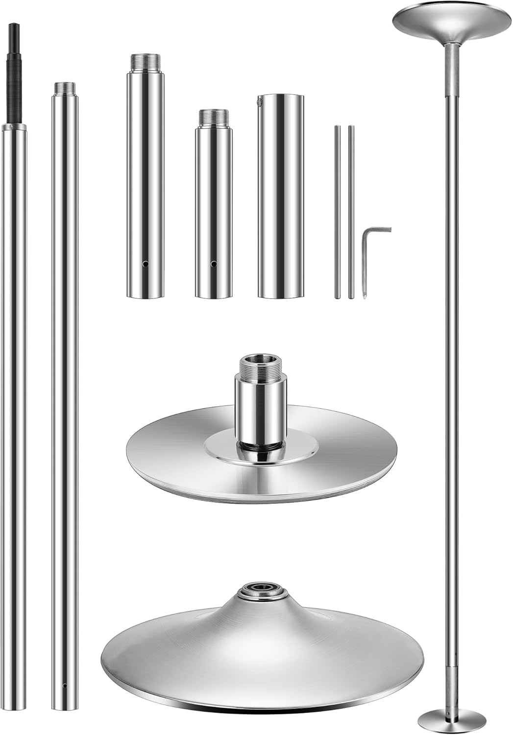 Poledance stång | Dans stång | Justerbar i höjd 220-274cm | Stål Konstruktion Poledance stång | Dans stång | Justerbar i höjd 220-274cm | Stål Konstruktion