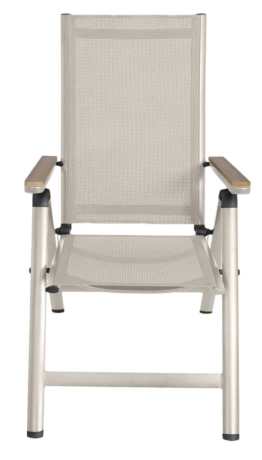 Svea positionsstol beige textilene med armst�d i ek-aintwood