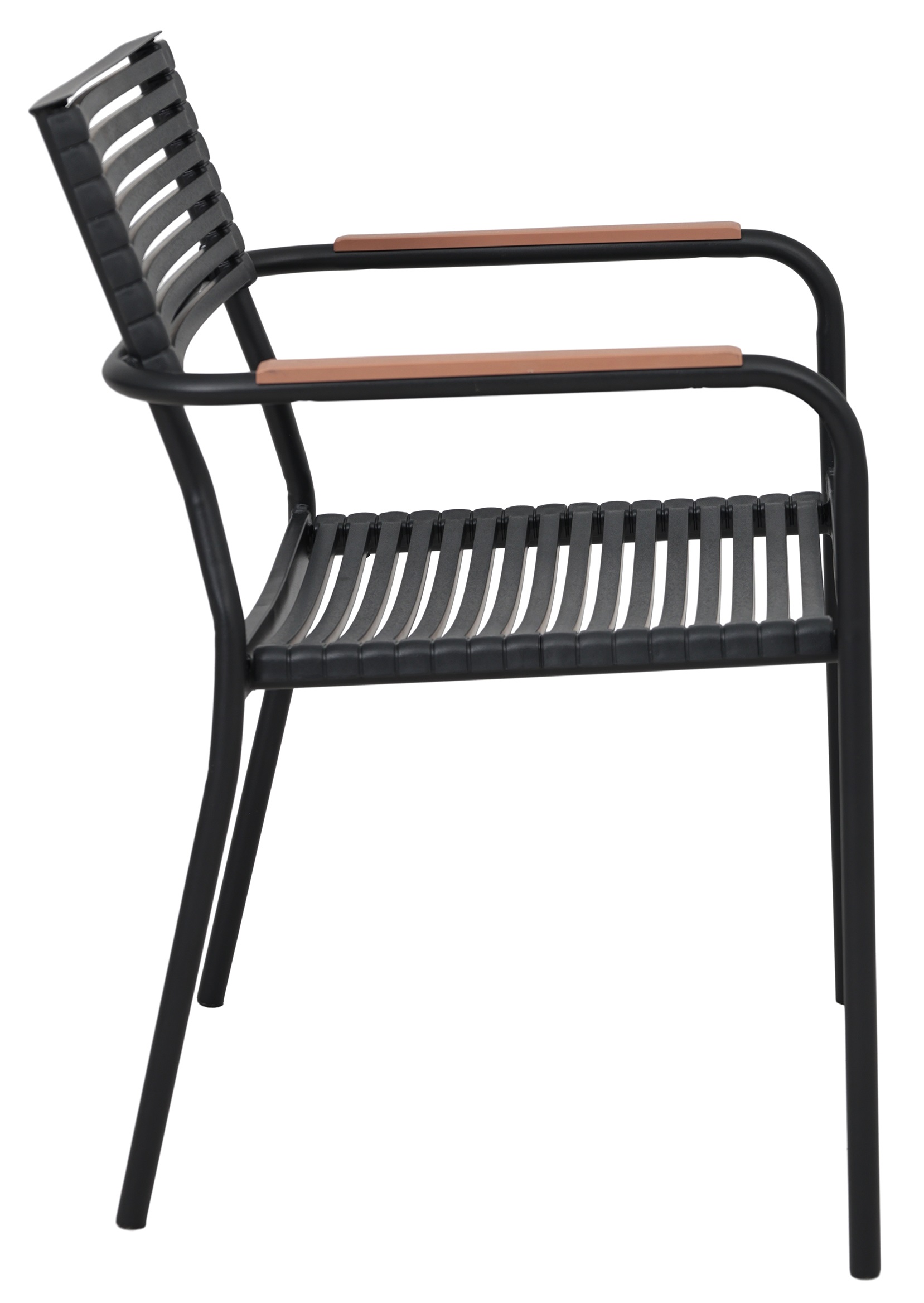 Pino stapelbar utestol | Svart / Beige Pino stapelbar utestol | Svart / Beige