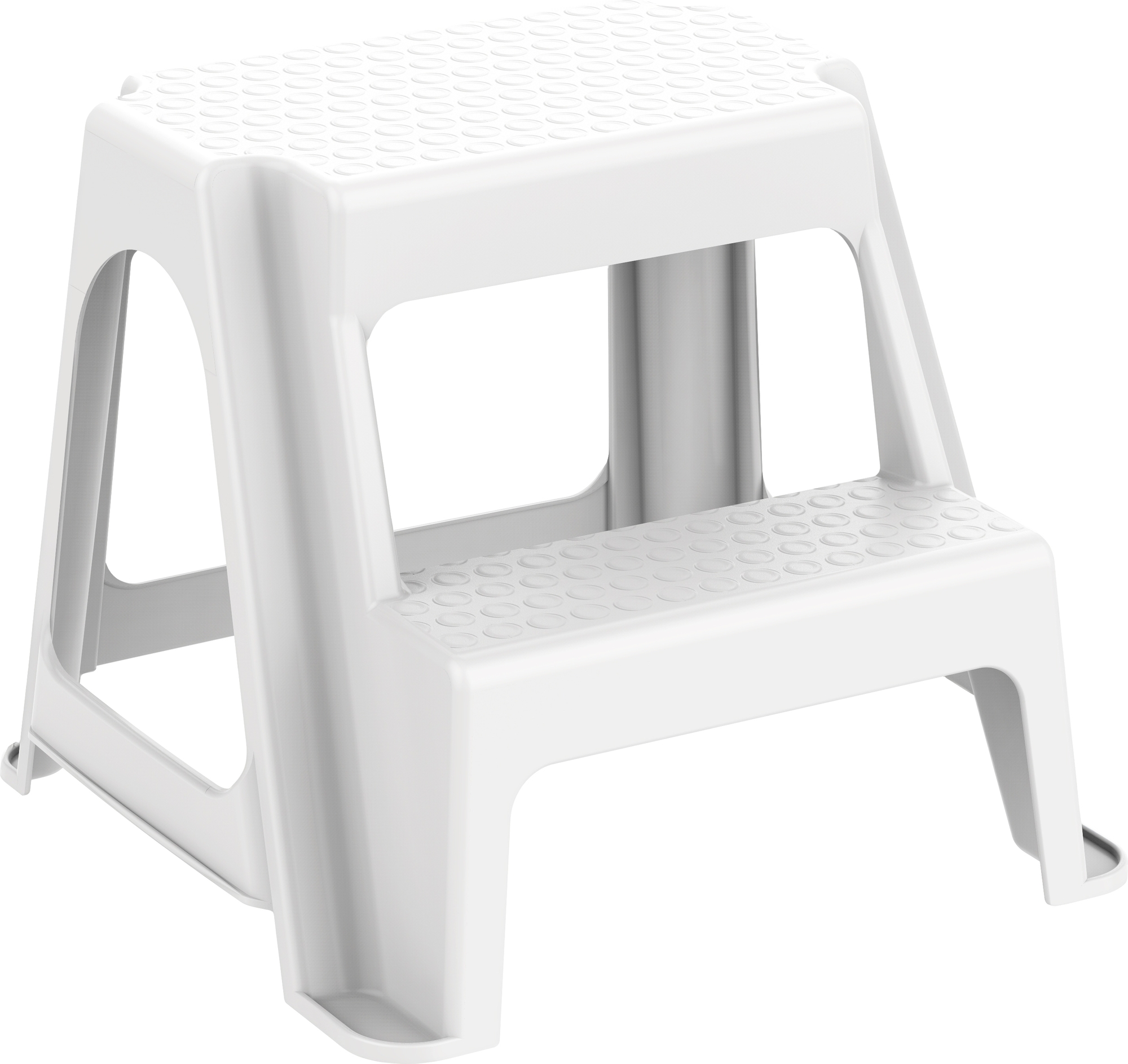 Plastpall vit stapelbar Plastpall vit stapelbar