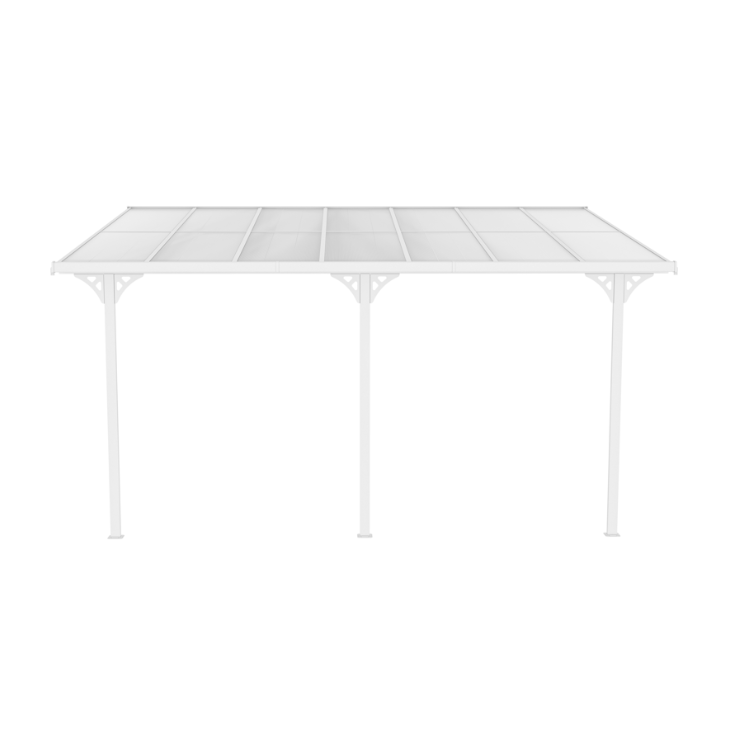 Altantak 4,35x3 m | Kanalplast / Aluminium | Extra hög | Vit Altantak 4,35x3 m | Kanalplast / Aluminium | Extra hög | Vit