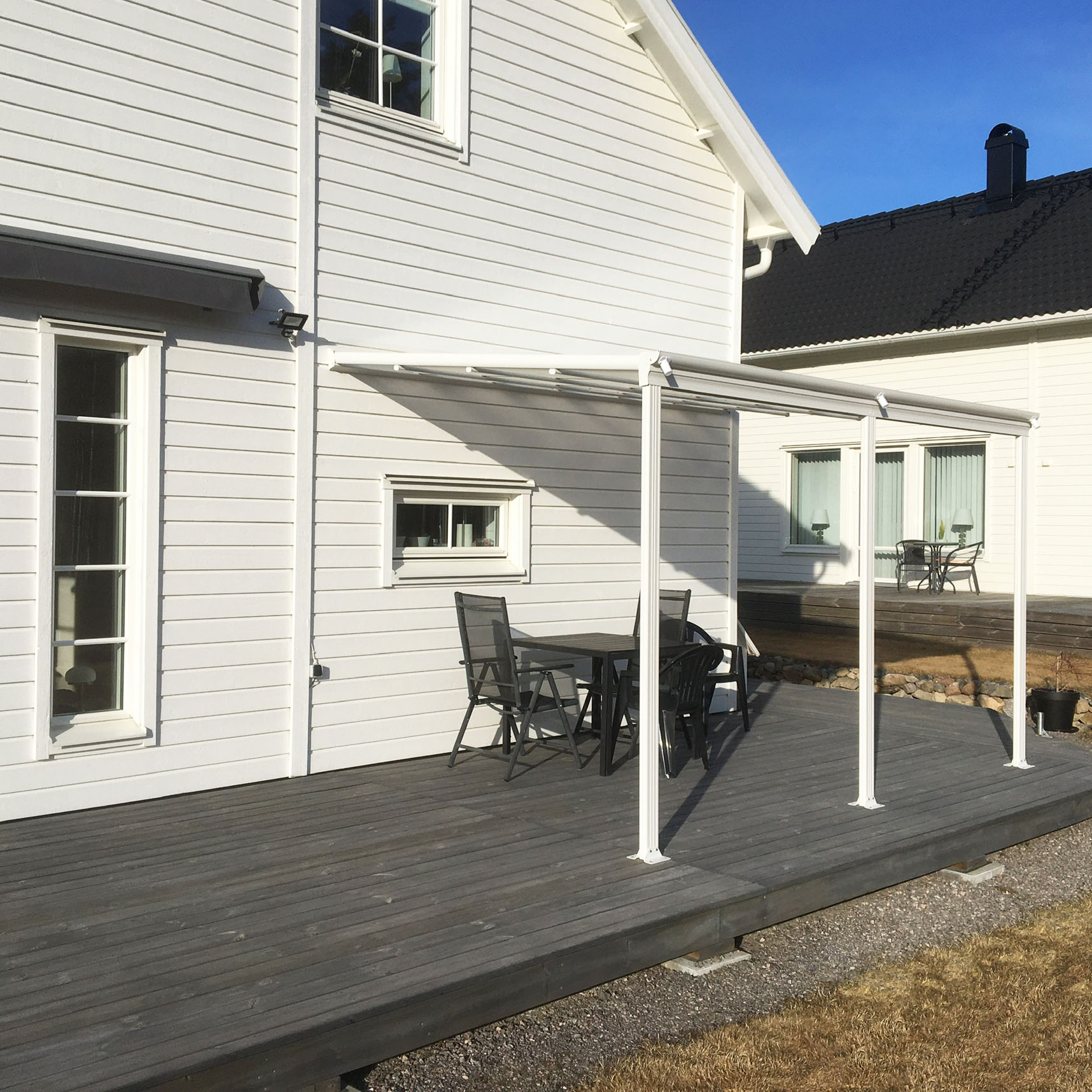 Altantak 3.7x2.5m | Extra hög | Kanalplast / Aluminium Altantak 3.7x2.5m | Extra hög | Kanalplast / Aluminium