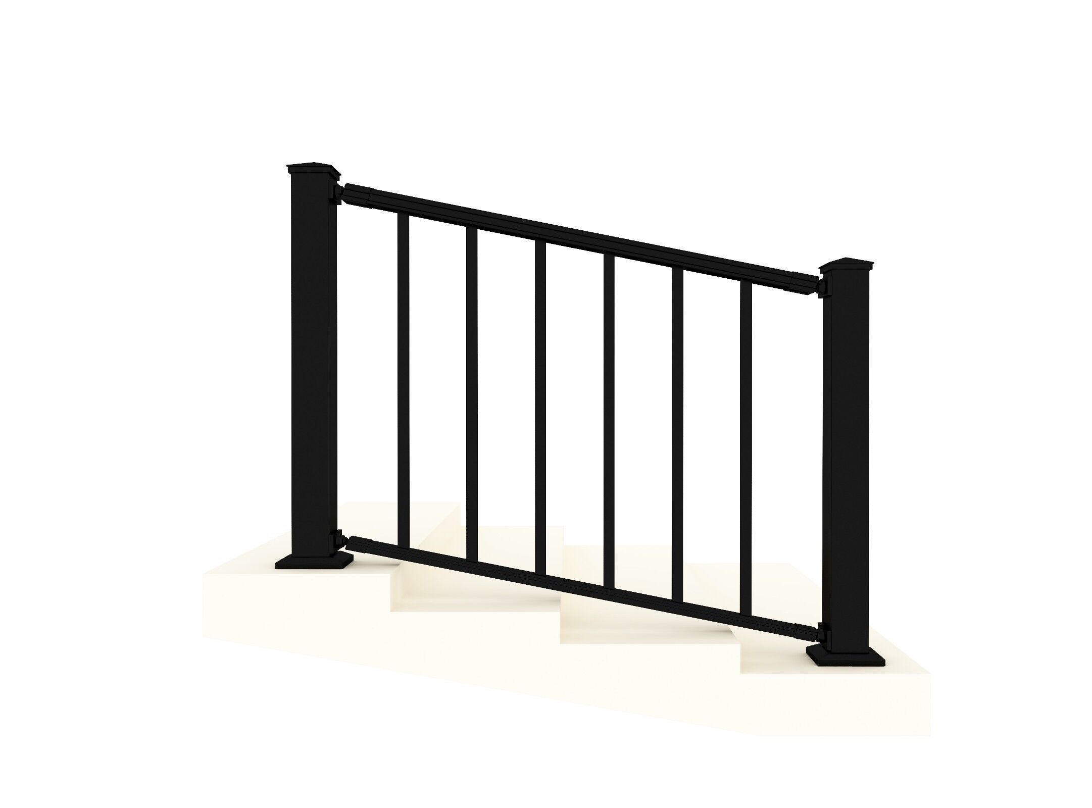 Altanstaket 180x100 cm | Pulverlackerad och robust design | Aurelius