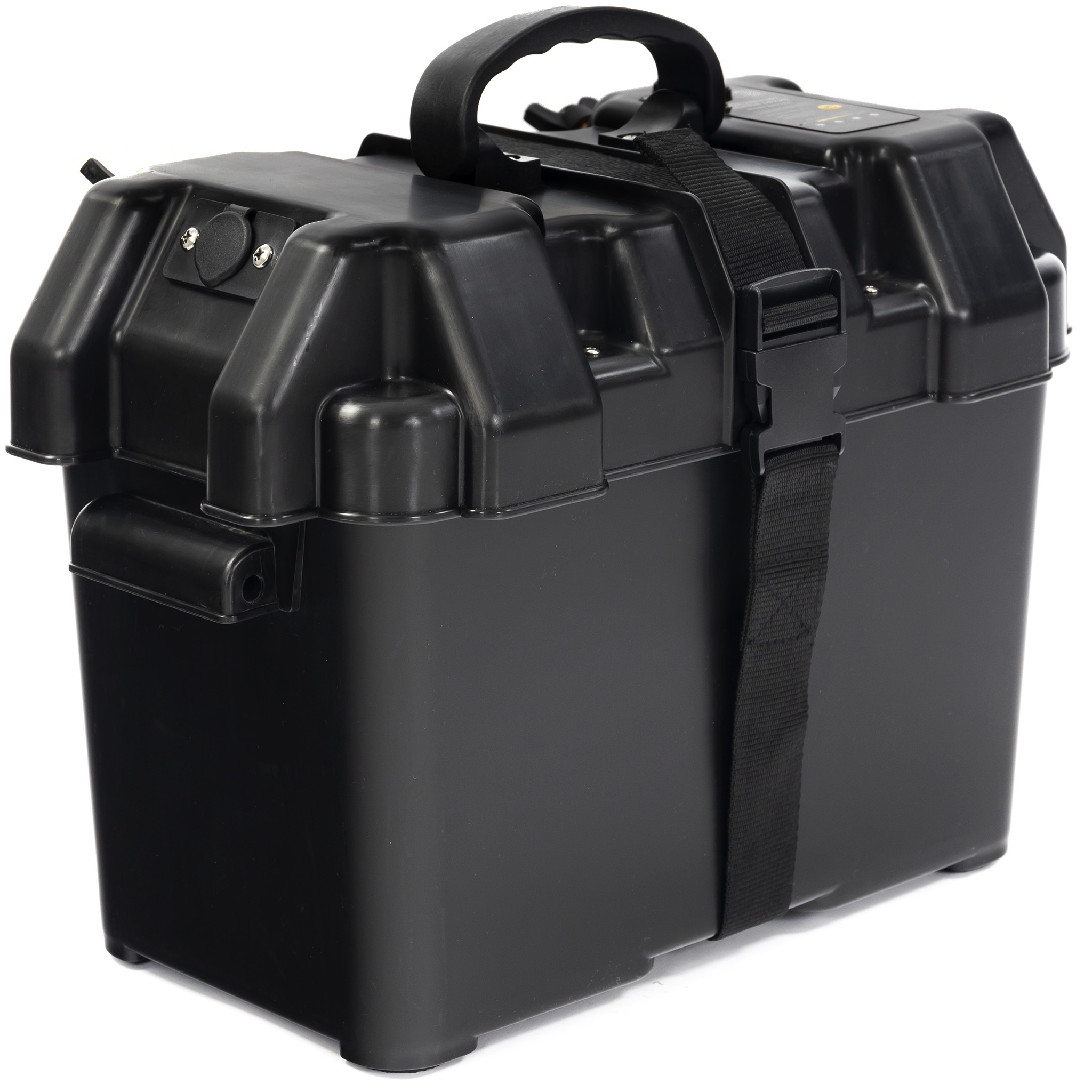 Bärbar batterilåda | 12V uttag | USB-port Bärbar batterilåda | 12V uttag | USB-port