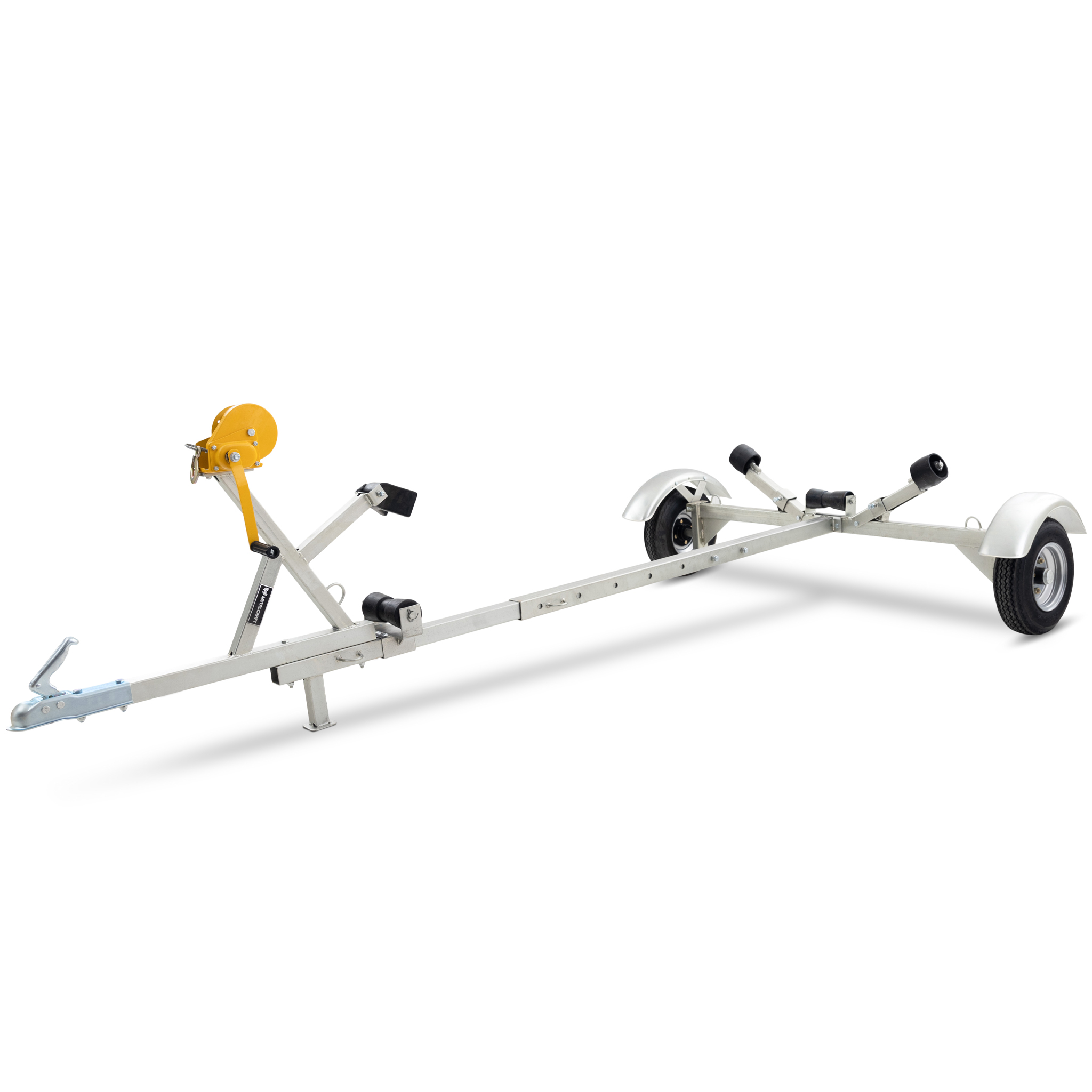 Båttrailer med vinsch | Maxlast 380kg | 400x183cm Båttrailer med vinsch | Maxlast 380kg | 400x183cm