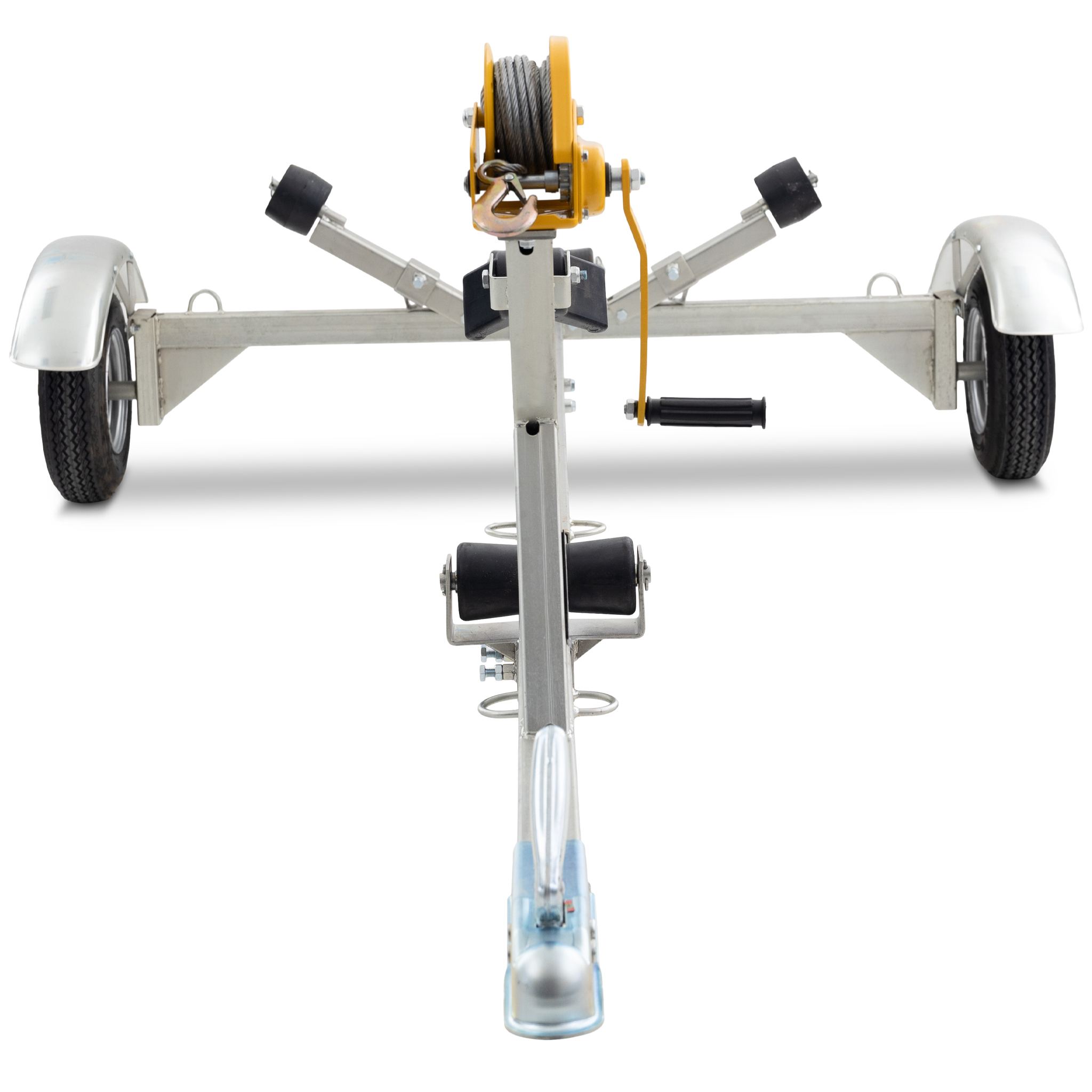 Båttrailer med vinsch | Maxlast 380kg | 400x183cm Båttrailer med vinsch | Maxlast 380kg | 400x183cm