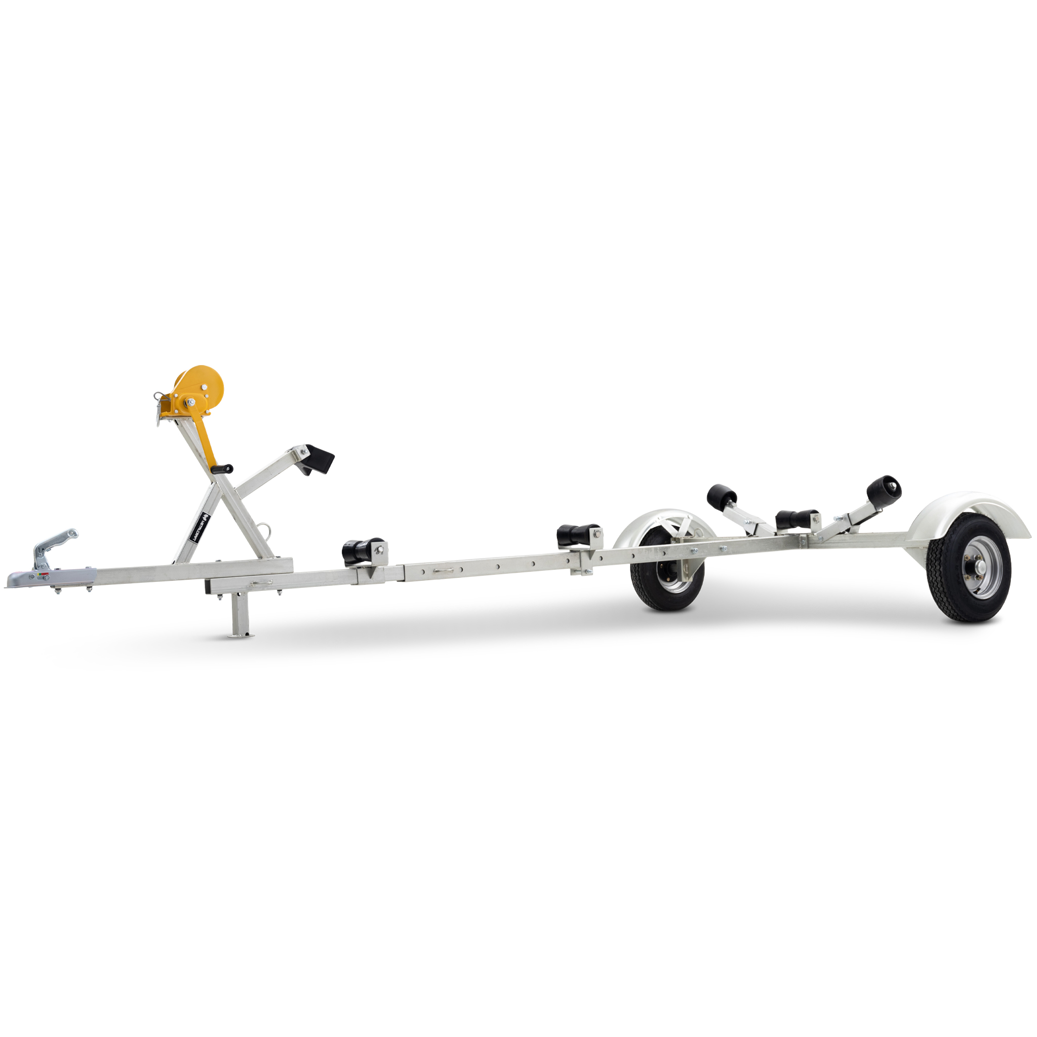 Båttrailer med vinsch | Maxlast 540kg | 469x180cm Båttrailer med vinsch | Maxlast 540kg | 469x180cm