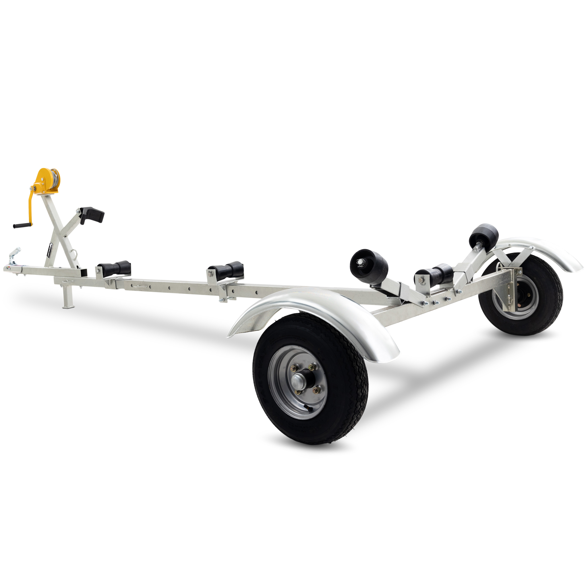 Båttrailer med vinsch | Maxlast 540kg | 469x180cm Båttrailer med vinsch | Maxlast 540kg | 469x180cm