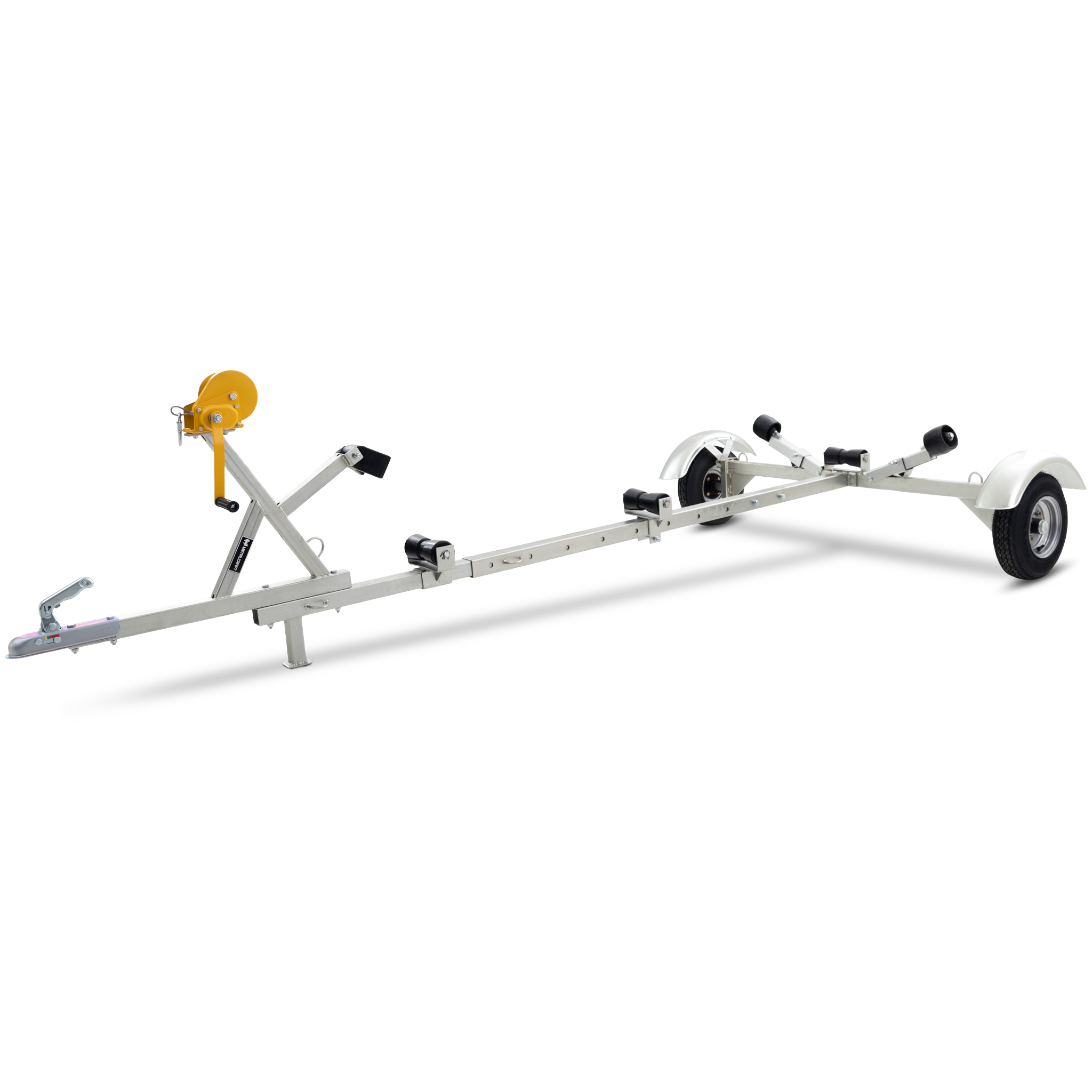 Båttrailer med vinsch | Maxlast 540kg | 469x180cm Båttrailer med vinsch | Maxlast 540kg | 469x180cm