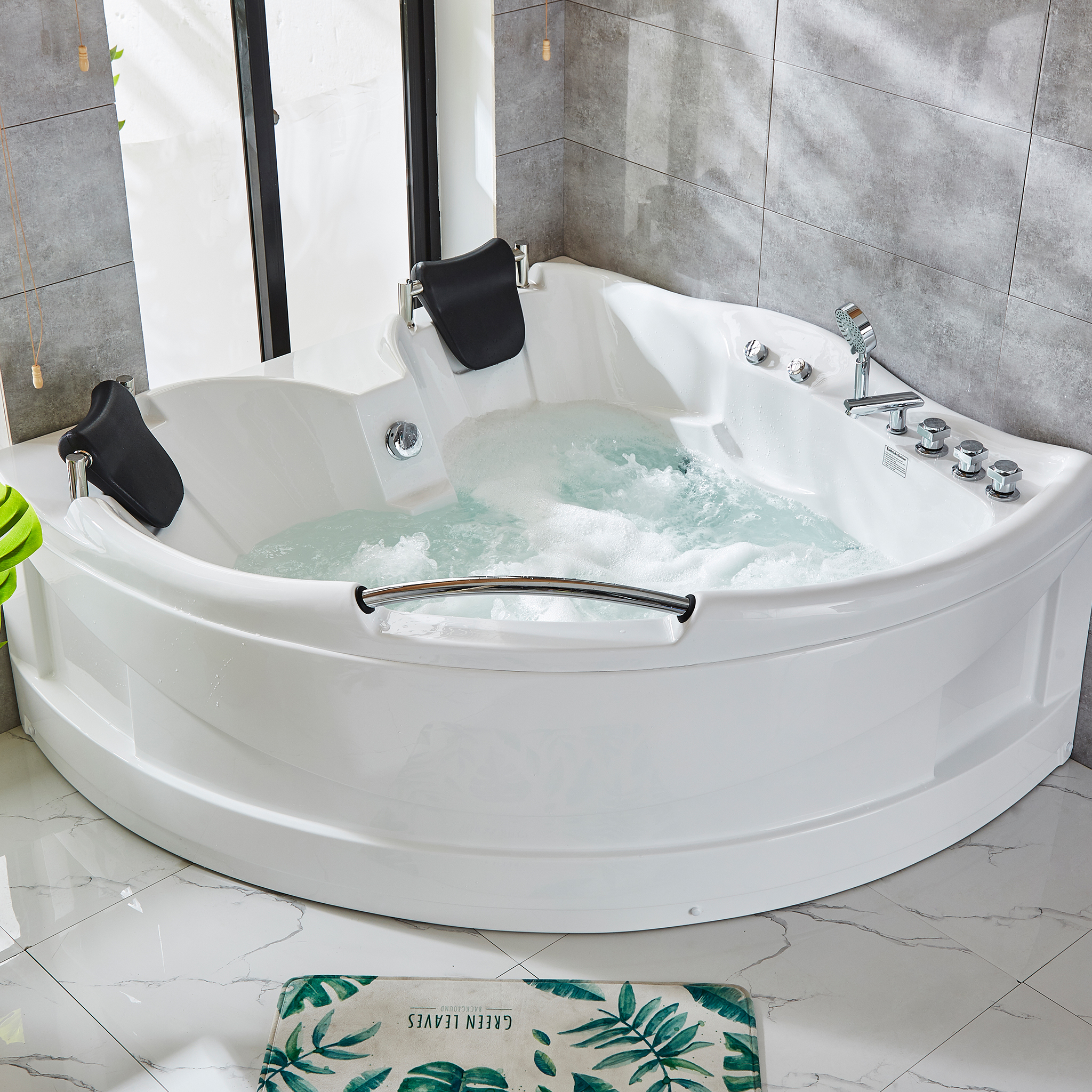 Bubbelbadkar för 2 personer 150x150cm | Högkvalitetsakryl | BK-005 Bubbelbadkar för 2 personer 150x150cm | Högkvalitetsakryl | BK-005