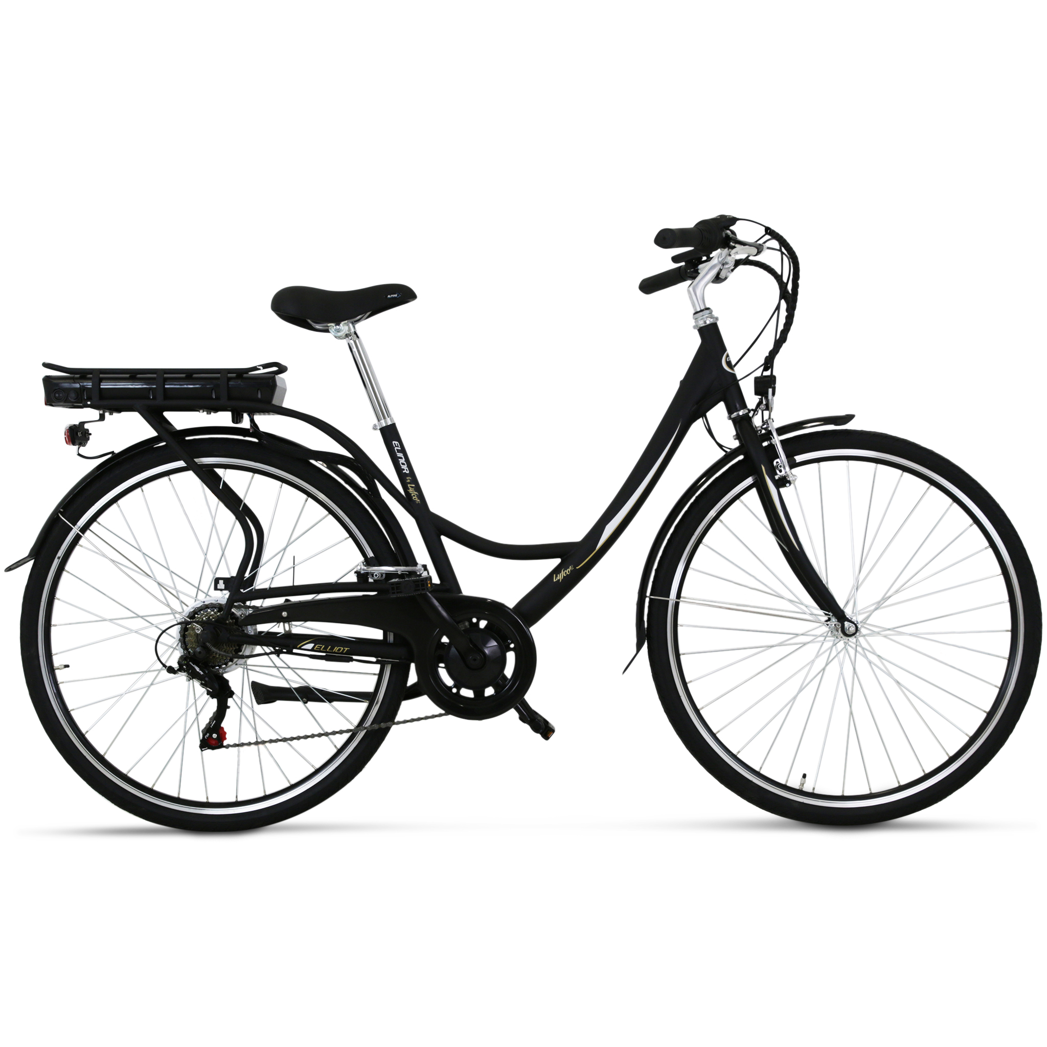 Elcykel Dam 28\\\" | 7 växlar | 250W - 10,4Ah | Lyfco Elinor Elcykel Dam 28\\\" | 7 växlar | 250W - 10,4Ah | Lyfco Elinor