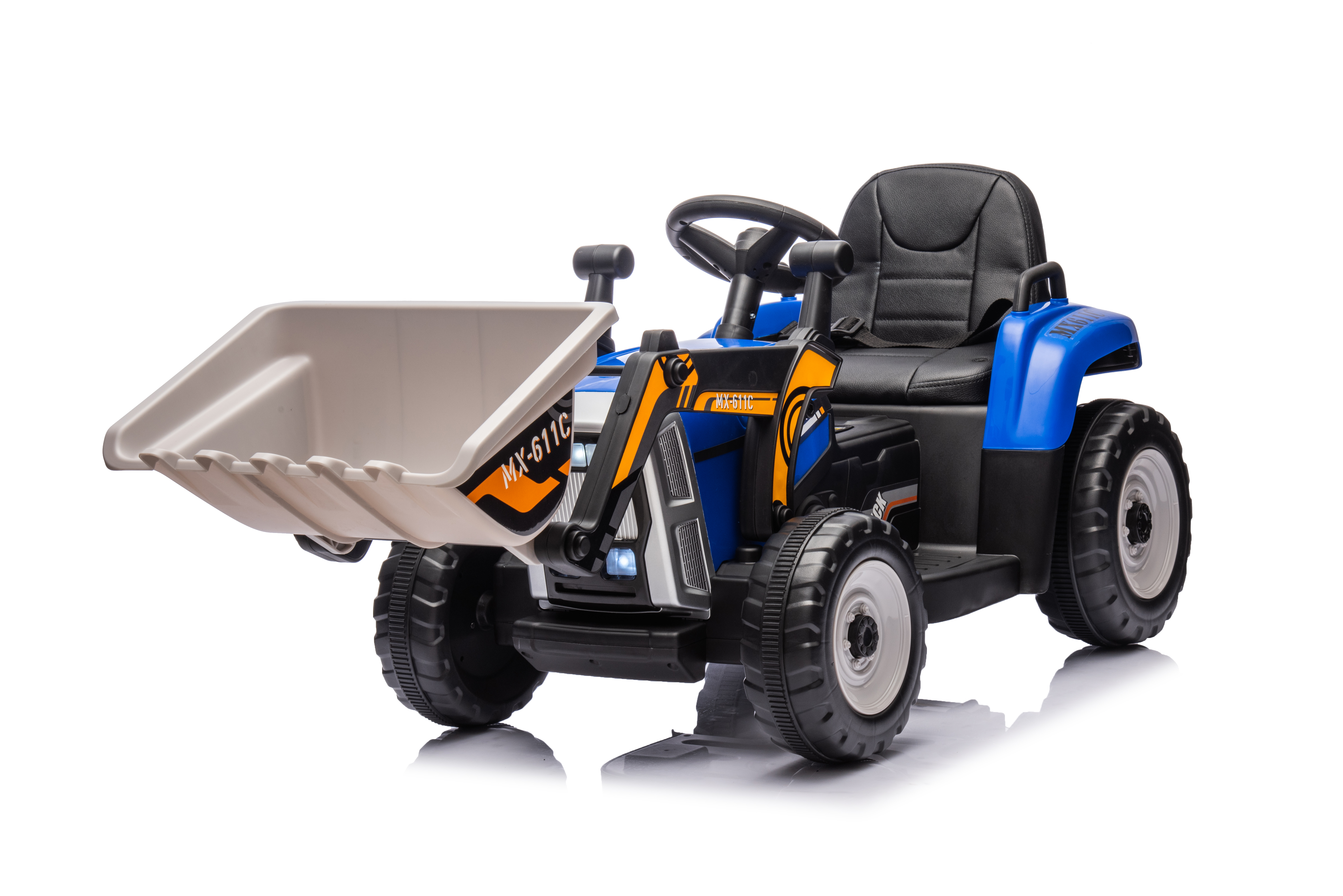 Traktor Elbil för Barn | Pedal | 12V7AHx1 & 35Wx2 | Blå Traktor Elbil för Barn | Pedal | 12V7AHx1 & 35Wx2 | Blå