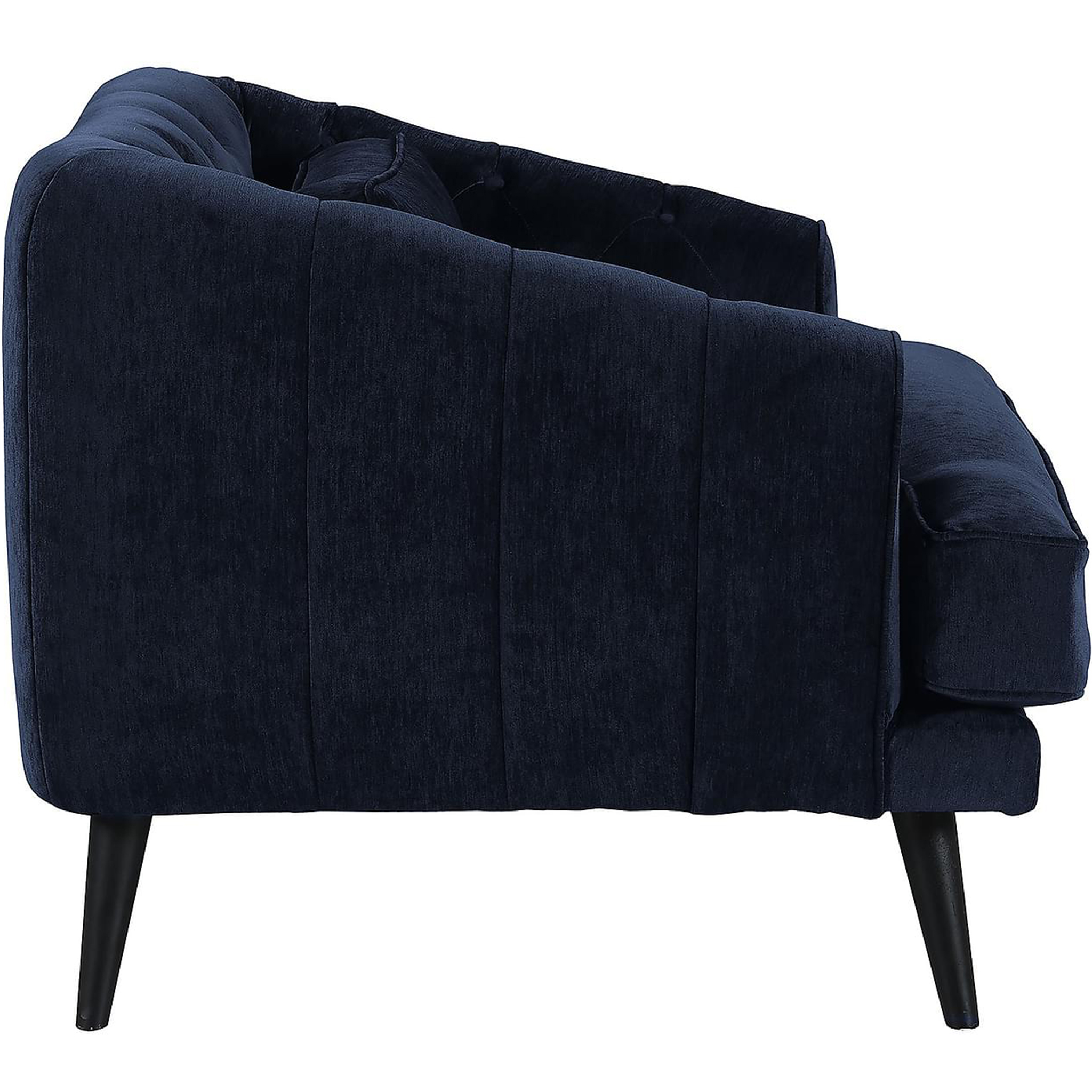Elegant textilfåtölj | Mörkblå | Celeste Elegant textilfåtölj | Mörkblå | Celeste