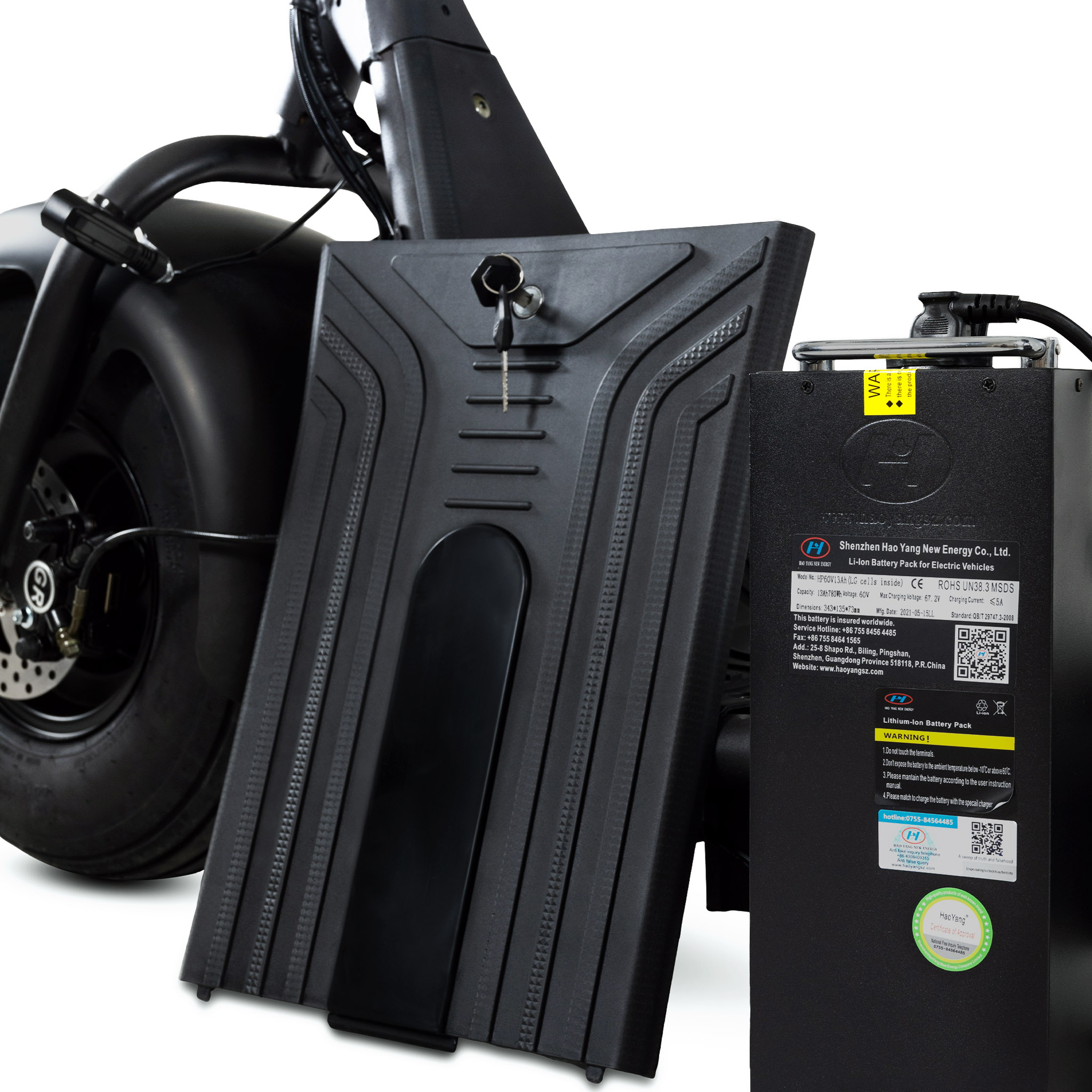 Batteri till Fatscooter Urban Rider p� 60V/13Ah