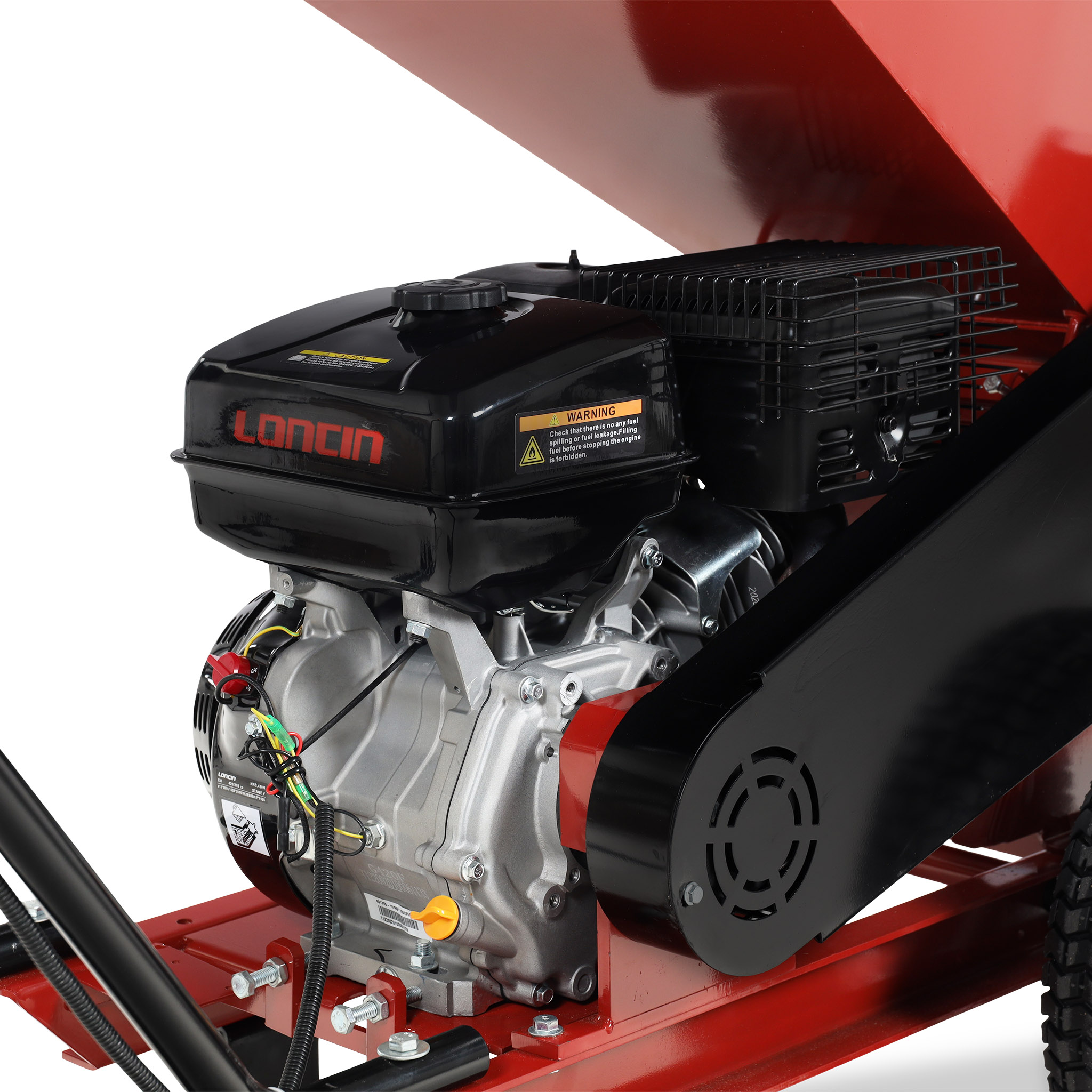 Flismaskin/Flishugg 13Hk Loncinmotor | Extra stort inkast Flismaskin/Flishugg 13Hk Loncinmotor | Extra stort inkast