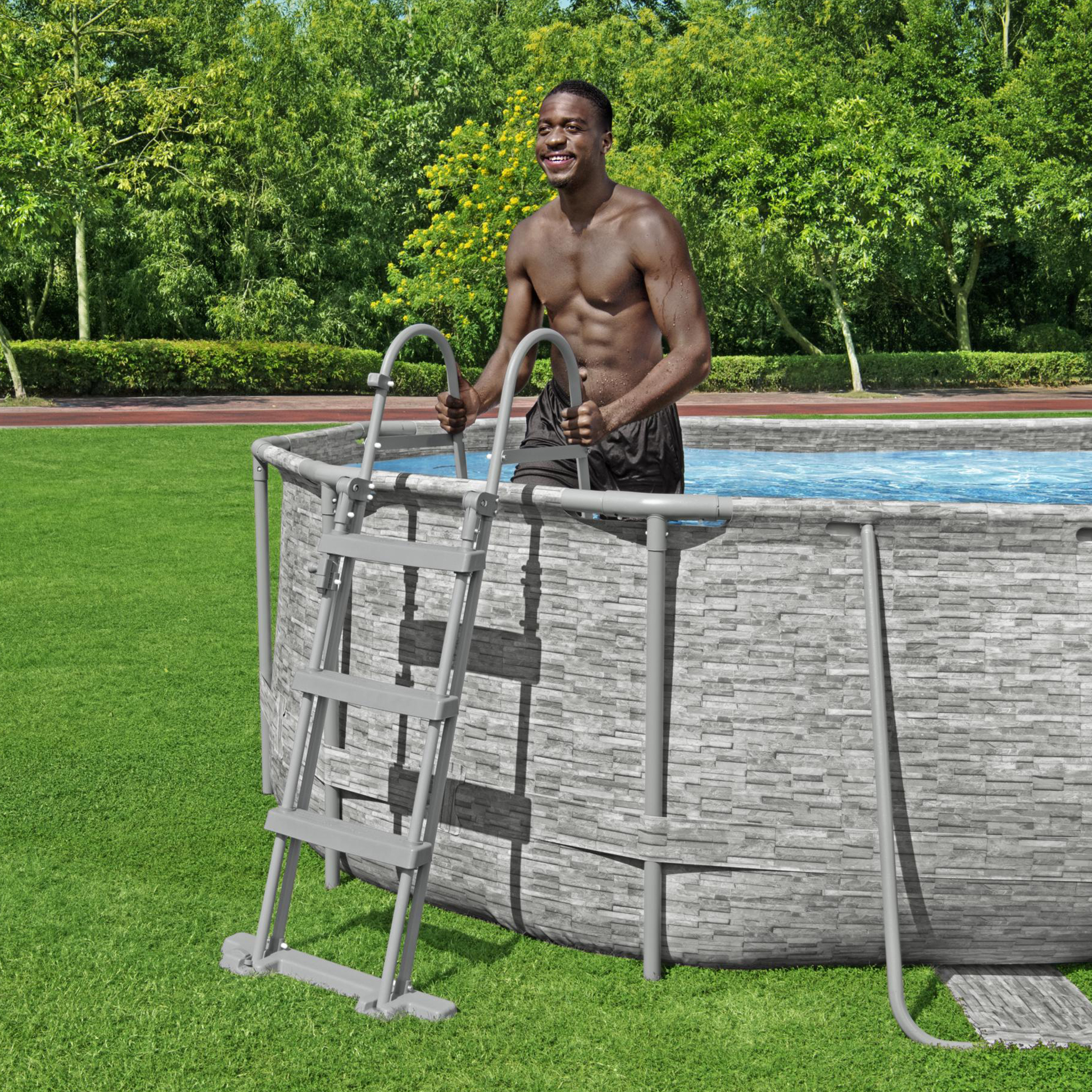 Flowclear s�kerhetsstege f�r pool | 1,07m