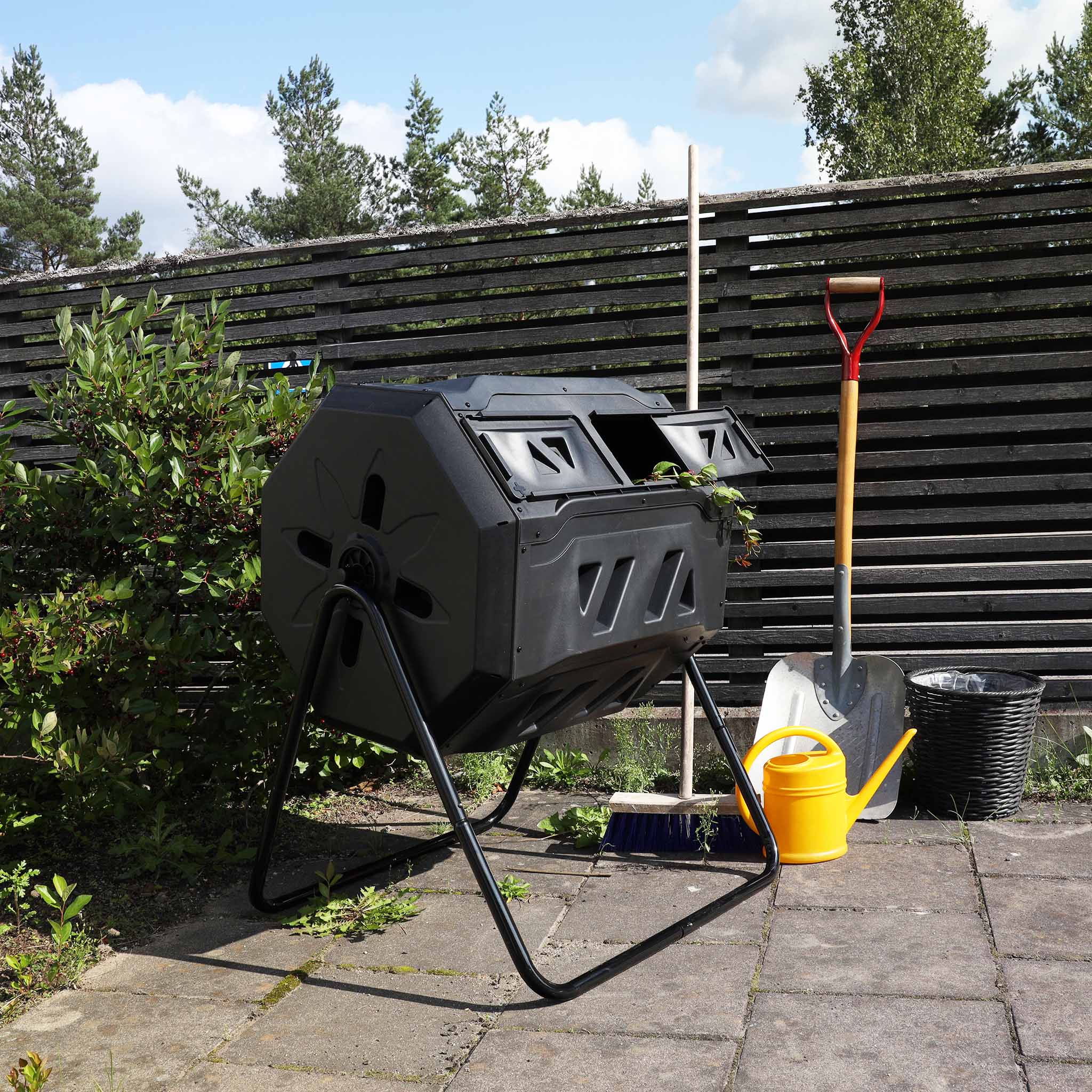 Roterande varmkompost / komposttrumma 160 liter Roterande varmkompost / komposttrumma 160 liter