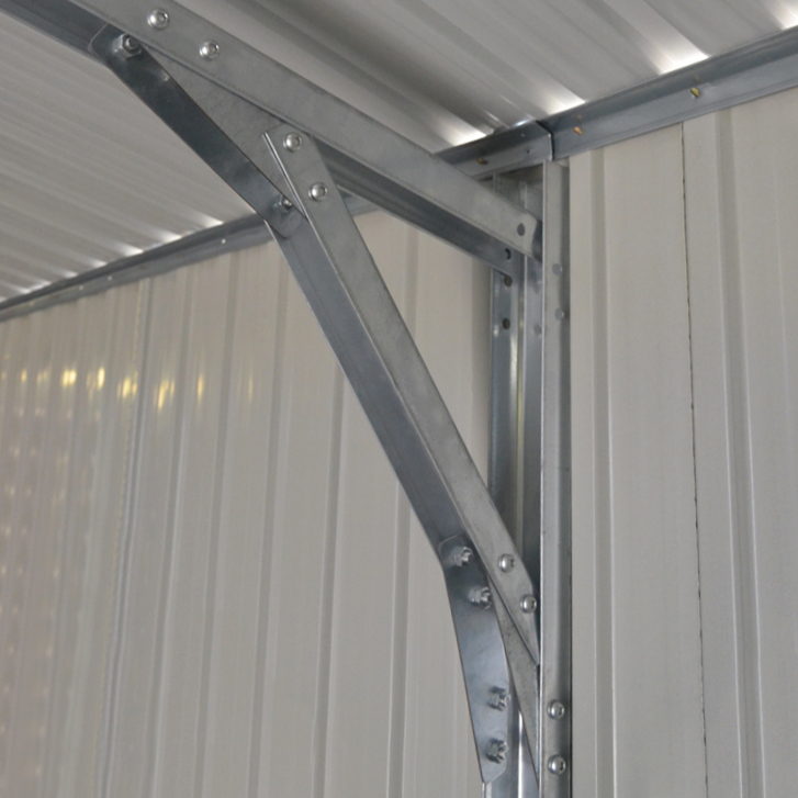 Pl�tgarage 18m� | Dubbel d�rr |�Komplett byggsats