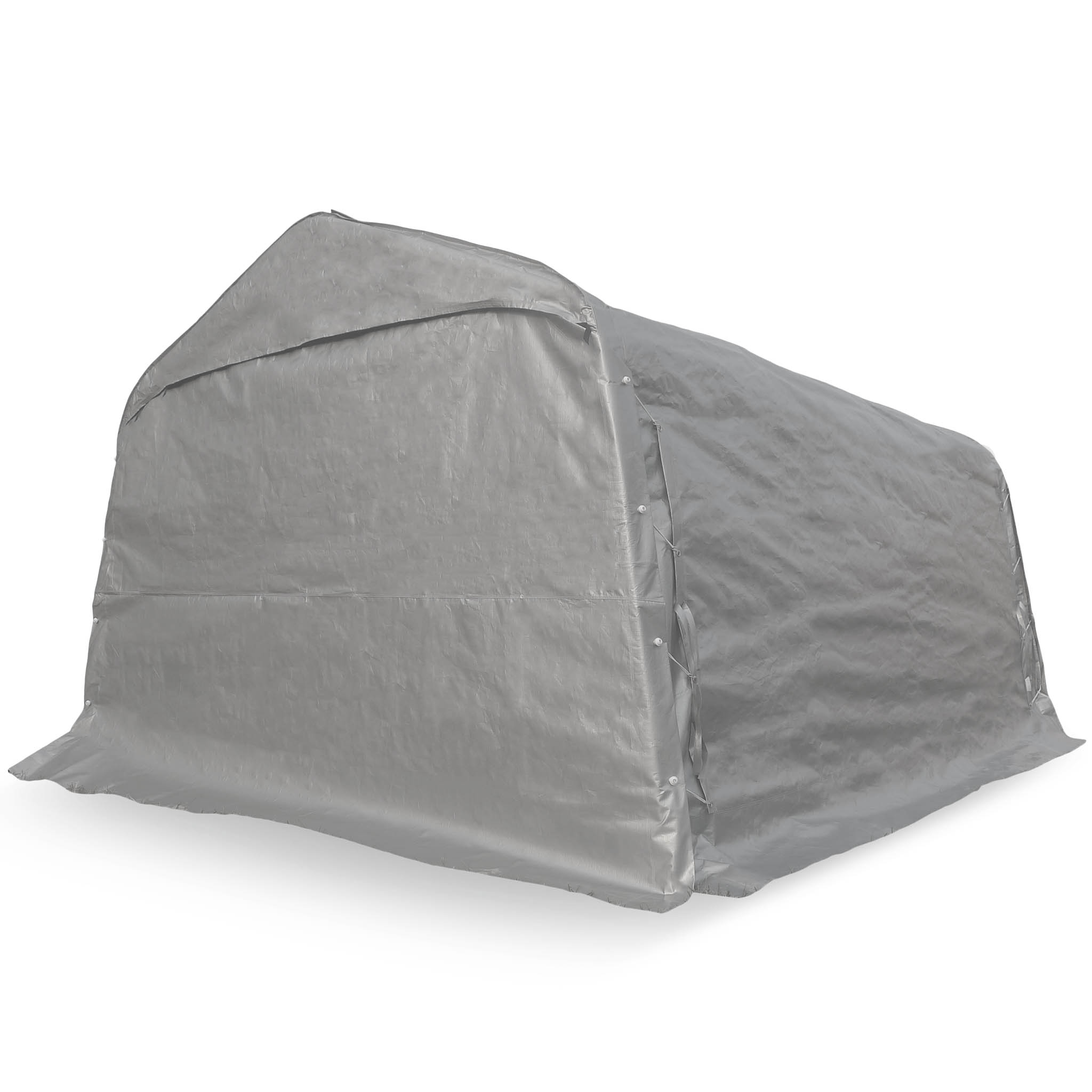 Garagetält 3,6x4,8m | 17,3m² - 500g/m² | PVC - Grå Garagetält 3,6x4,8m | 17,3m² - 500g/m² | PVC - Grå
