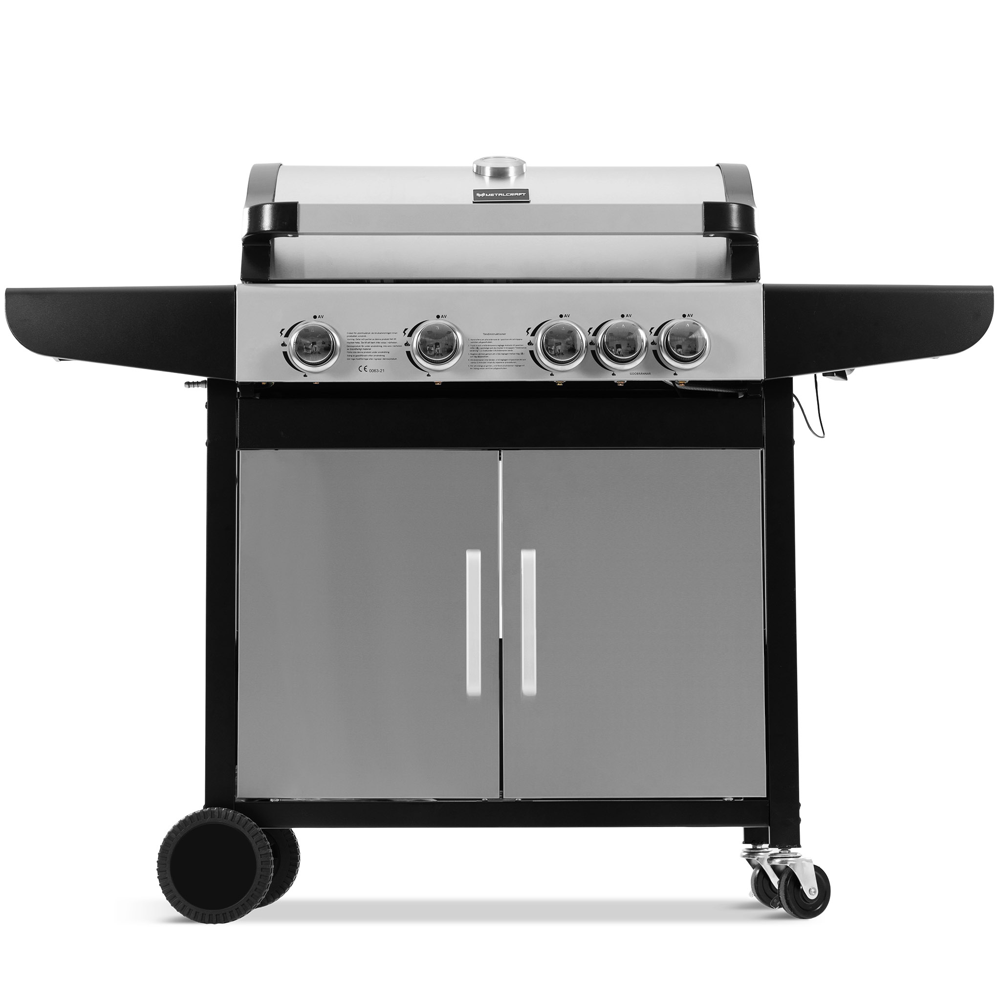 Gasolgrill med 4 rostfria br�nnare | Charleston