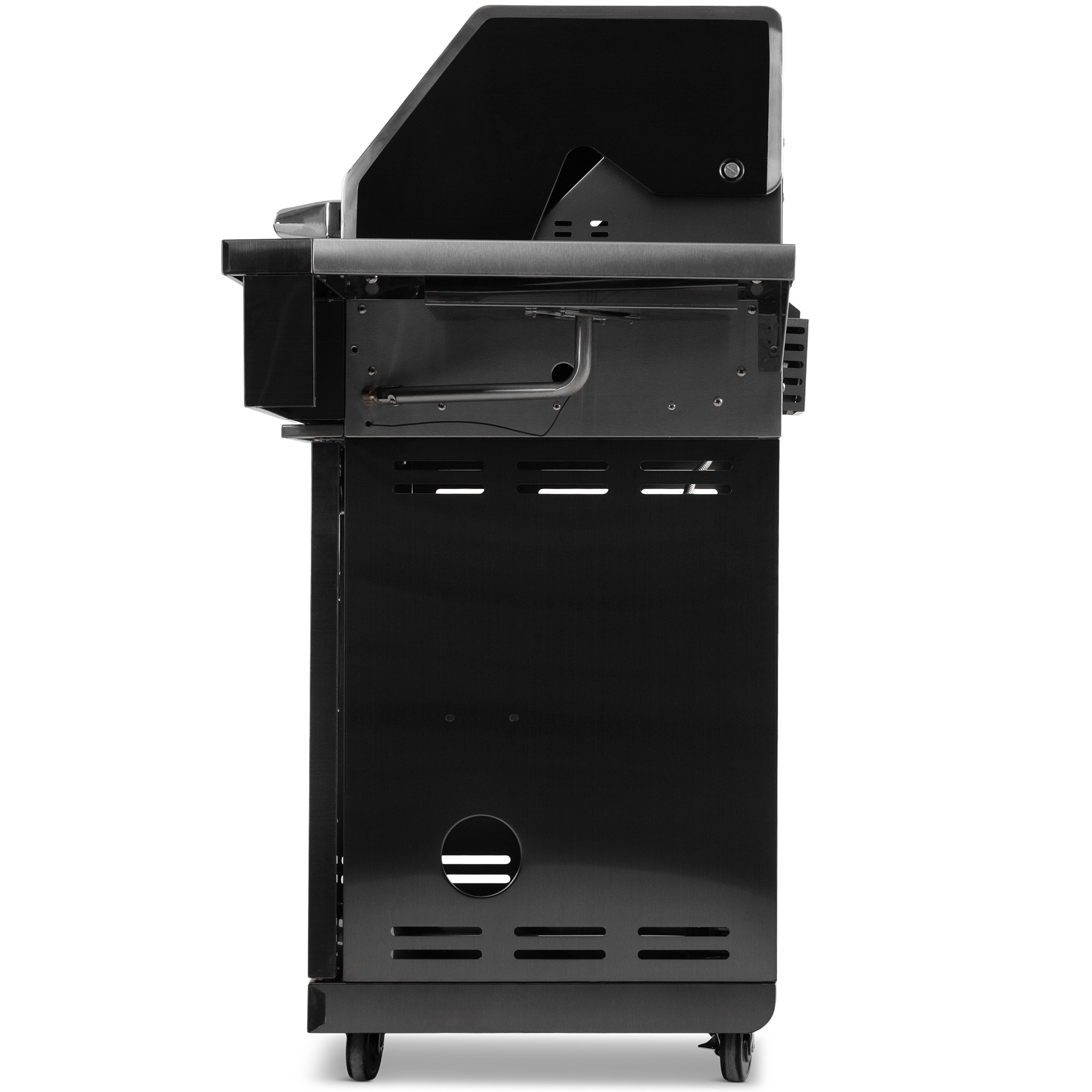 Rostfri gasolgrill med varmluftsfunktion | Malibu/Nashville Blackline Rostfri gasolgrill med varmluftsfunktion | Malibu/Nashville Blackline