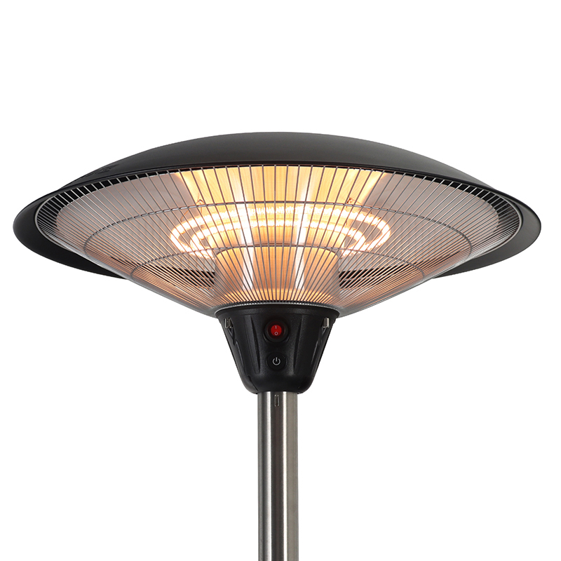 Terrassvärmare med fjärrkontroll | 2100W | Golvstående Terrassvärmare med fjärrkontroll | 2100W | Golvstående