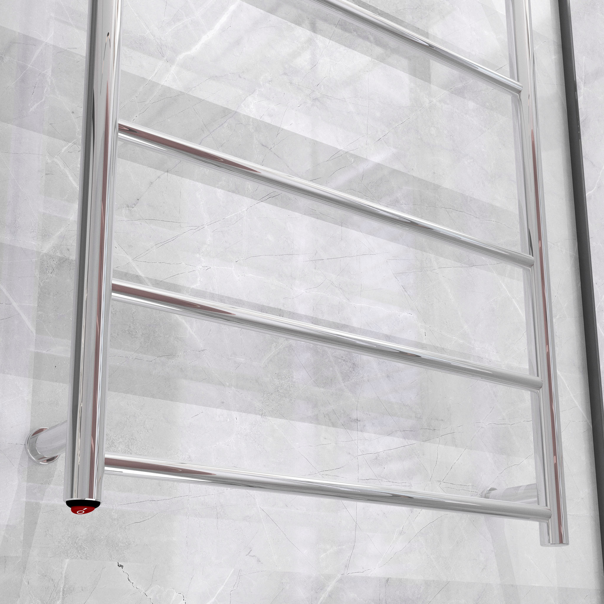 Elektrisk handdukstork 60x90x12cm | Borstat st�l | OH-007