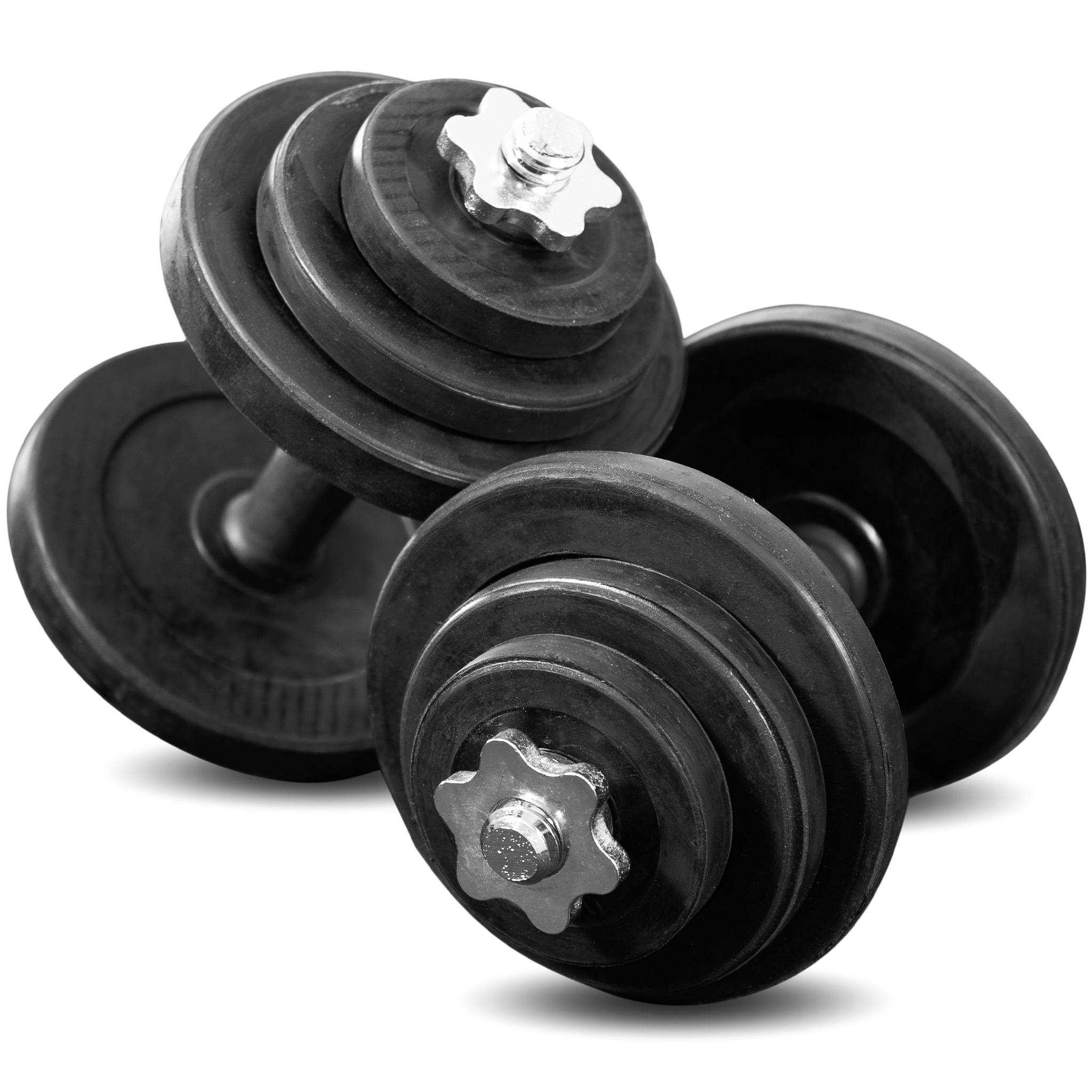 Hantlar 2x10kg | Gjutj�rn | Trekkrunner