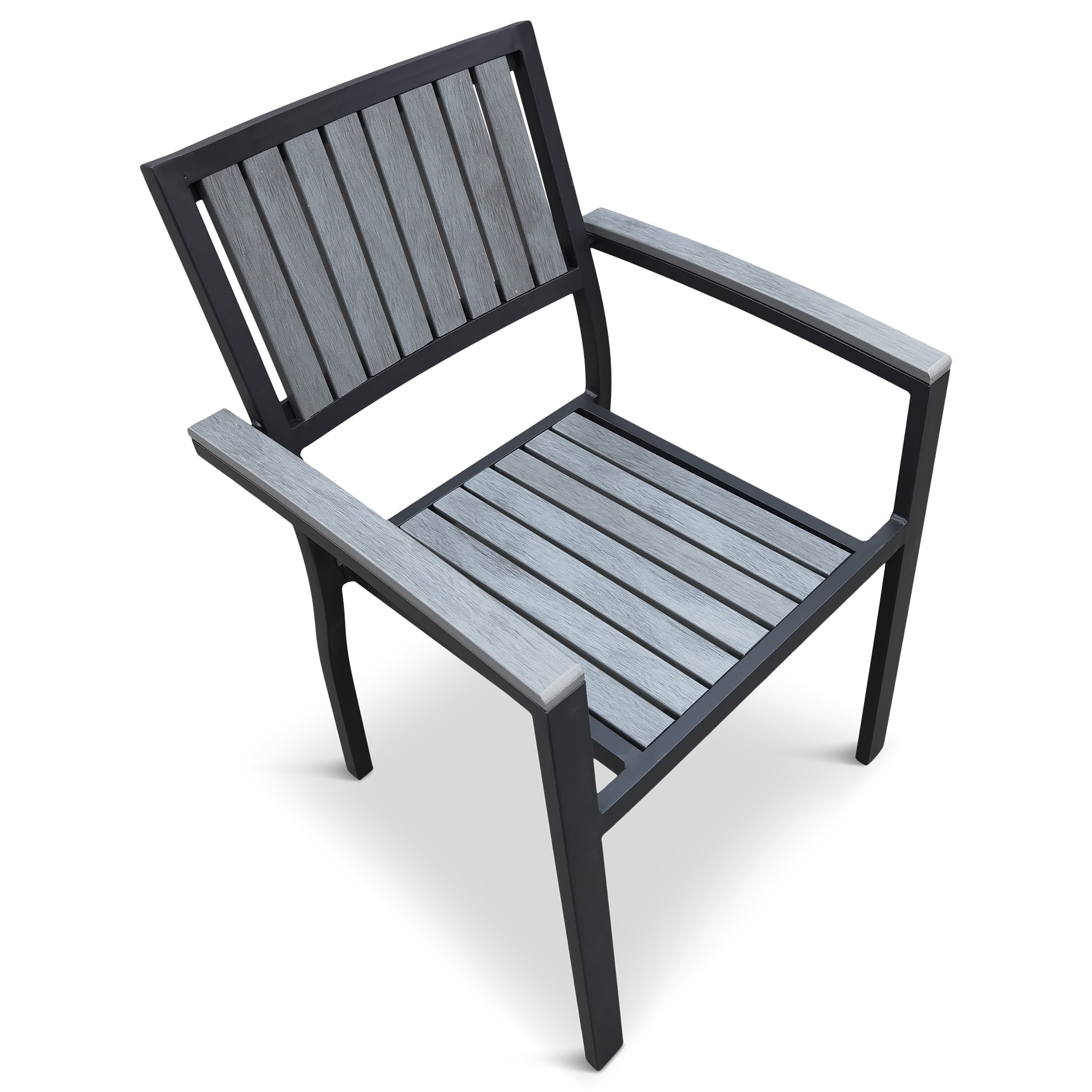 Trädgårdsstol i aluminium och komposit - Rindö 10-pack Trädgårdsstol i aluminium och komposit - Rindö 10-pack